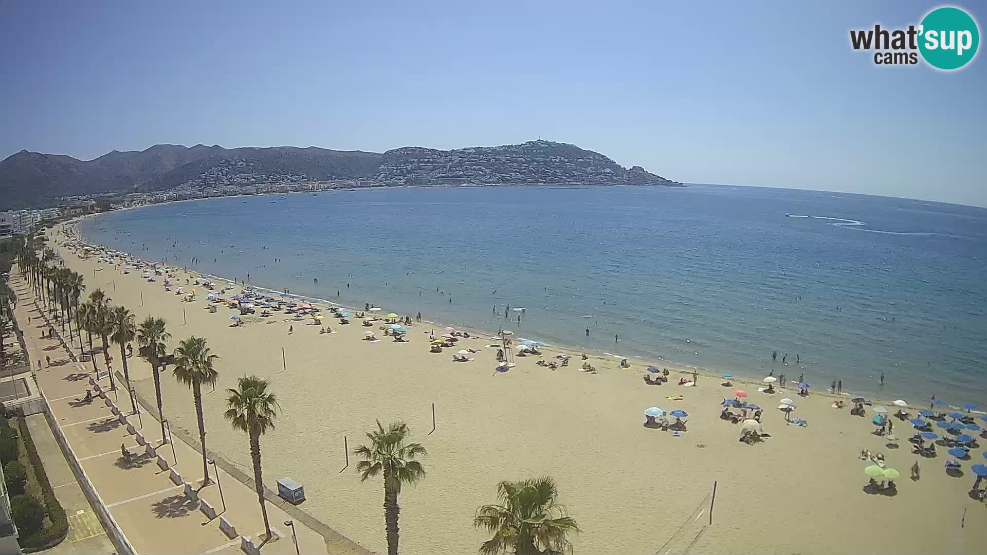 Roses camera en vivo playa Costa Brava- Hotel MonteCarlo