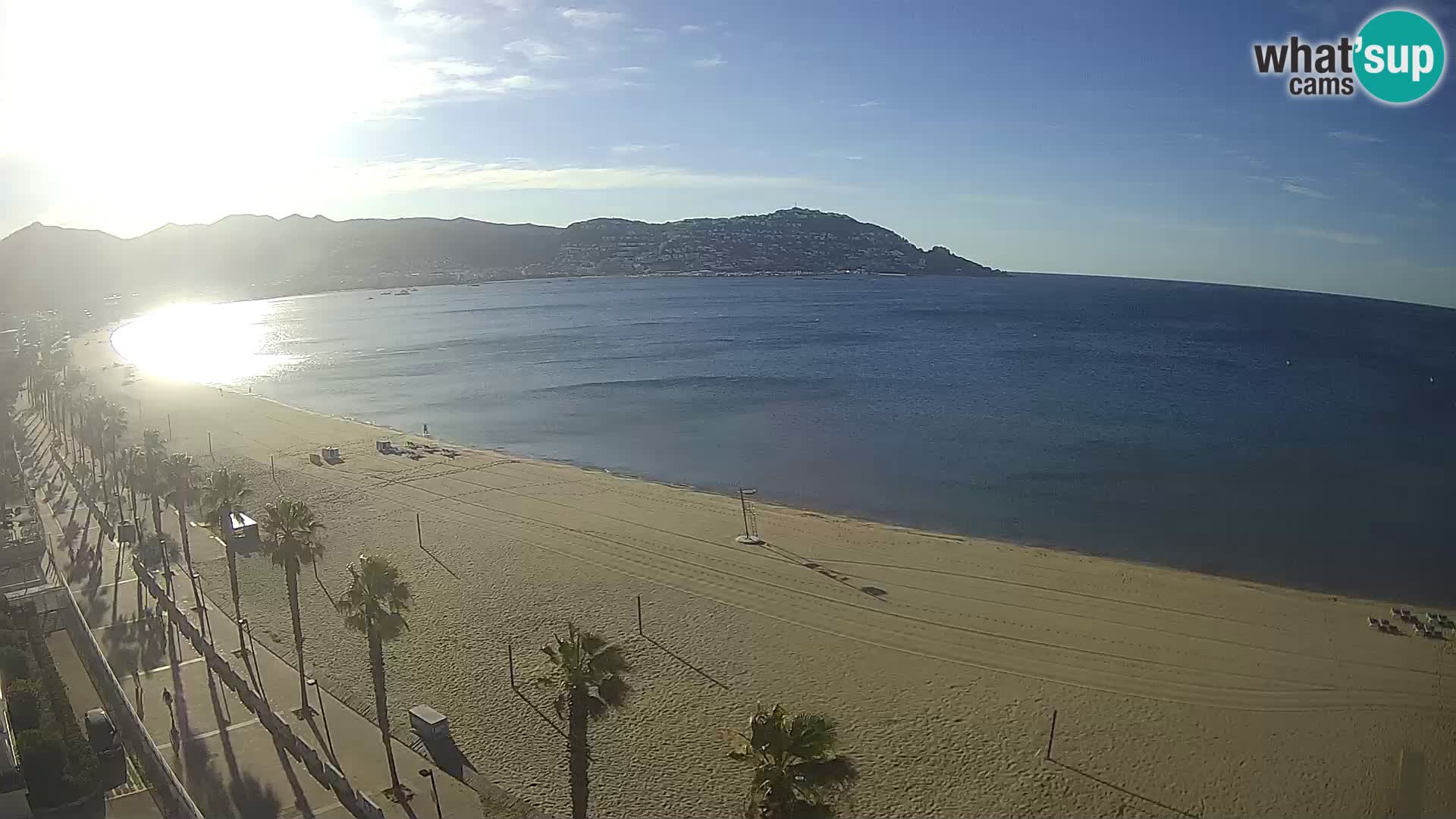 Webcam Costa Brava Roses Strand – Montecarlo Hotel livecam Spanien
