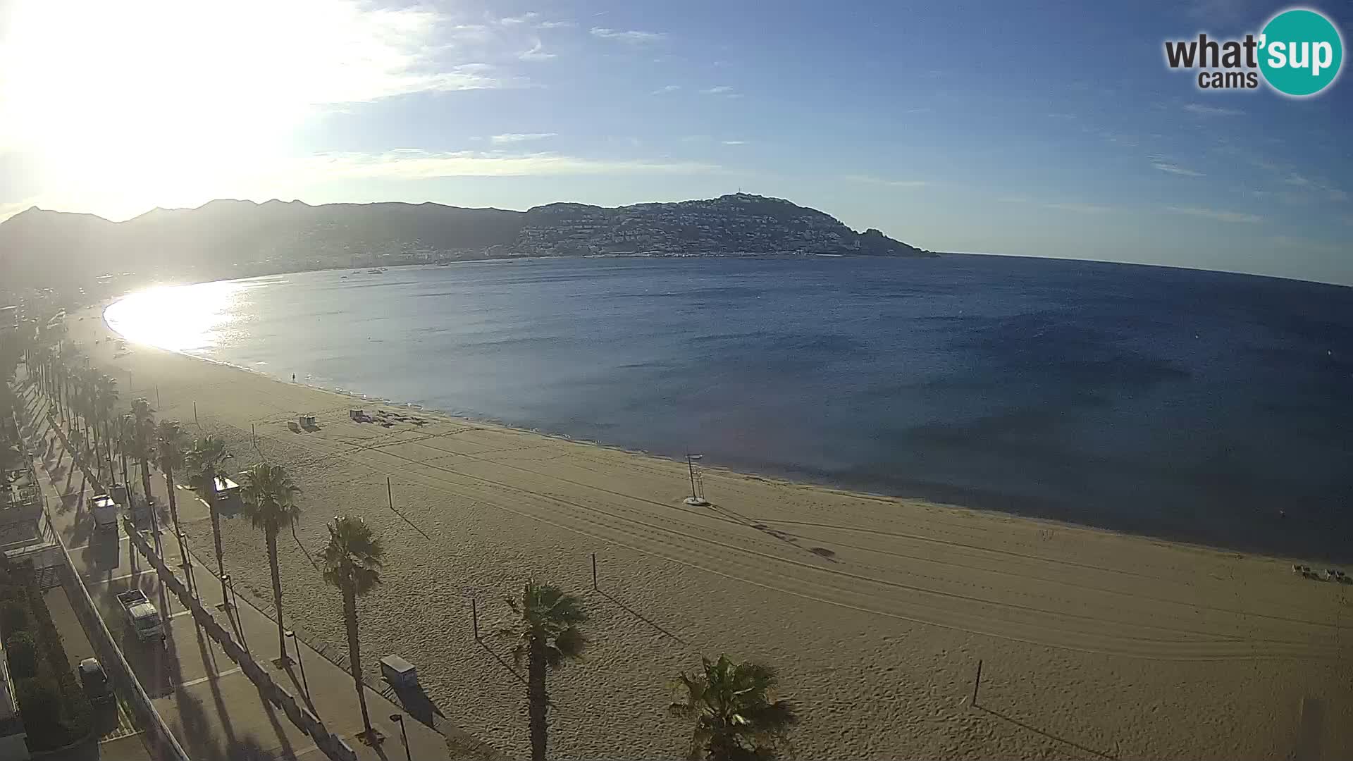 Webcam Costa Brava Roses Strand – Montecarlo Hotel livecam Spanien