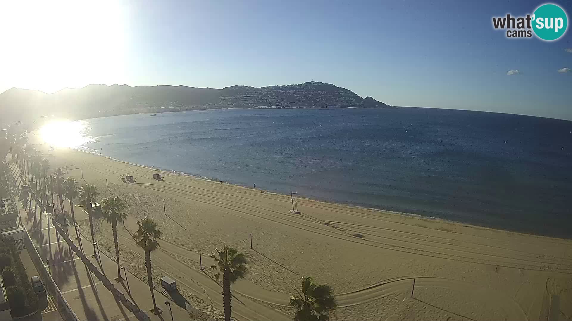 LIVEcam Roses plage Costa Brava – Hotel Montecarlo webcam Espagne