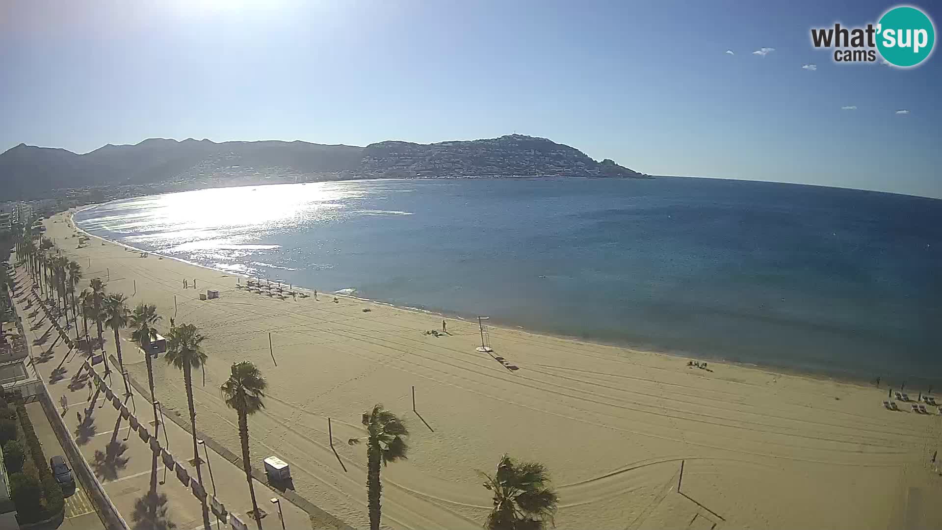 LIVEcam Roses plage Costa Brava – Hotel Montecarlo webcam Espagne