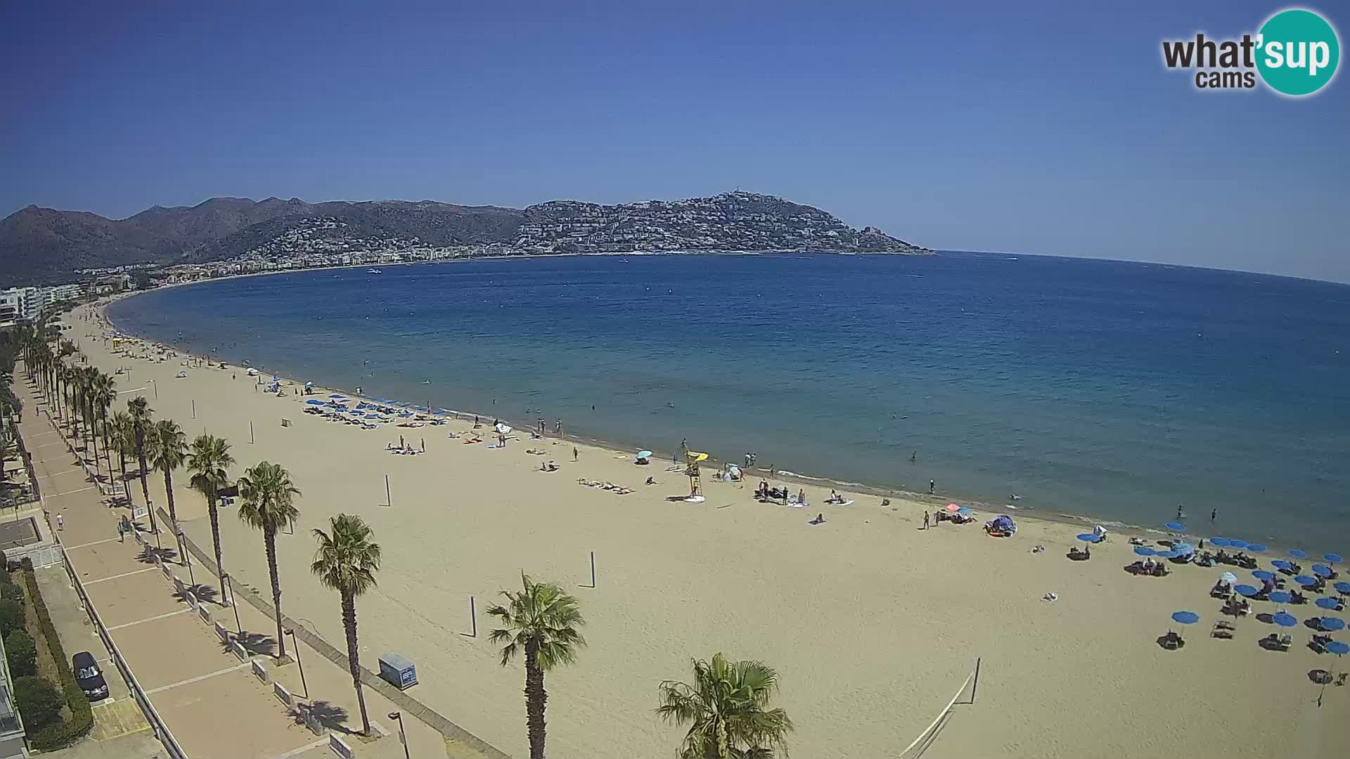 Webcam Costa Brava Roses Strand – Montecarlo Hotel livecam Spanien