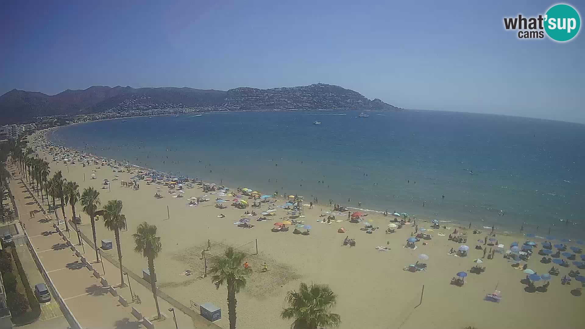 Roses camera en vivo playa Costa Brava- Hotel MonteCarlo