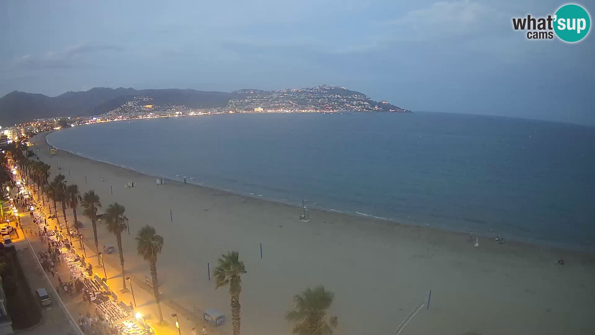 LIVEcam Roses plage Costa Brava – Hotel Montecarlo webcam Espagne