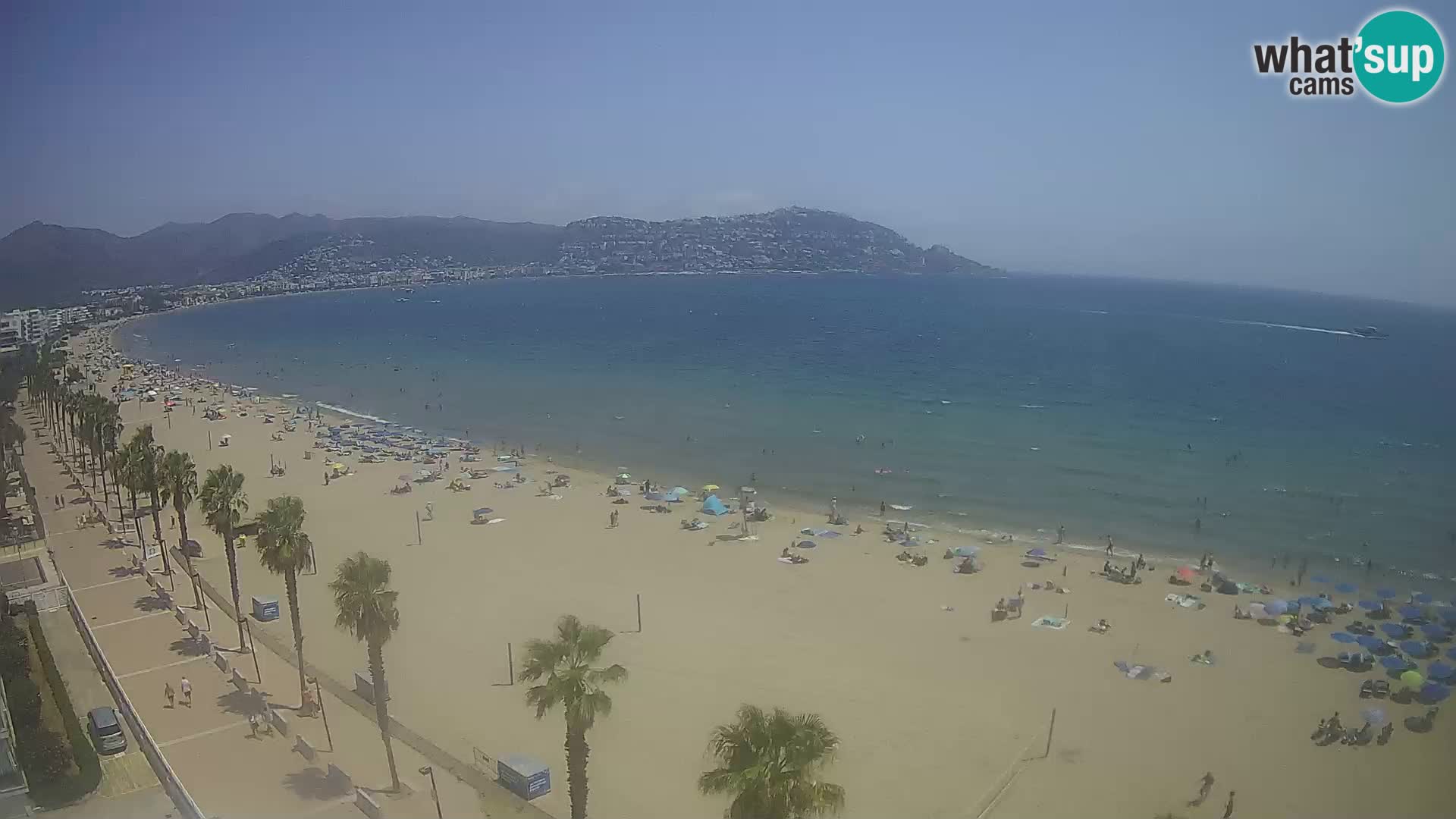 Webcam Costa Brava Roses Strand – Montecarlo Hotel livecam Spanien