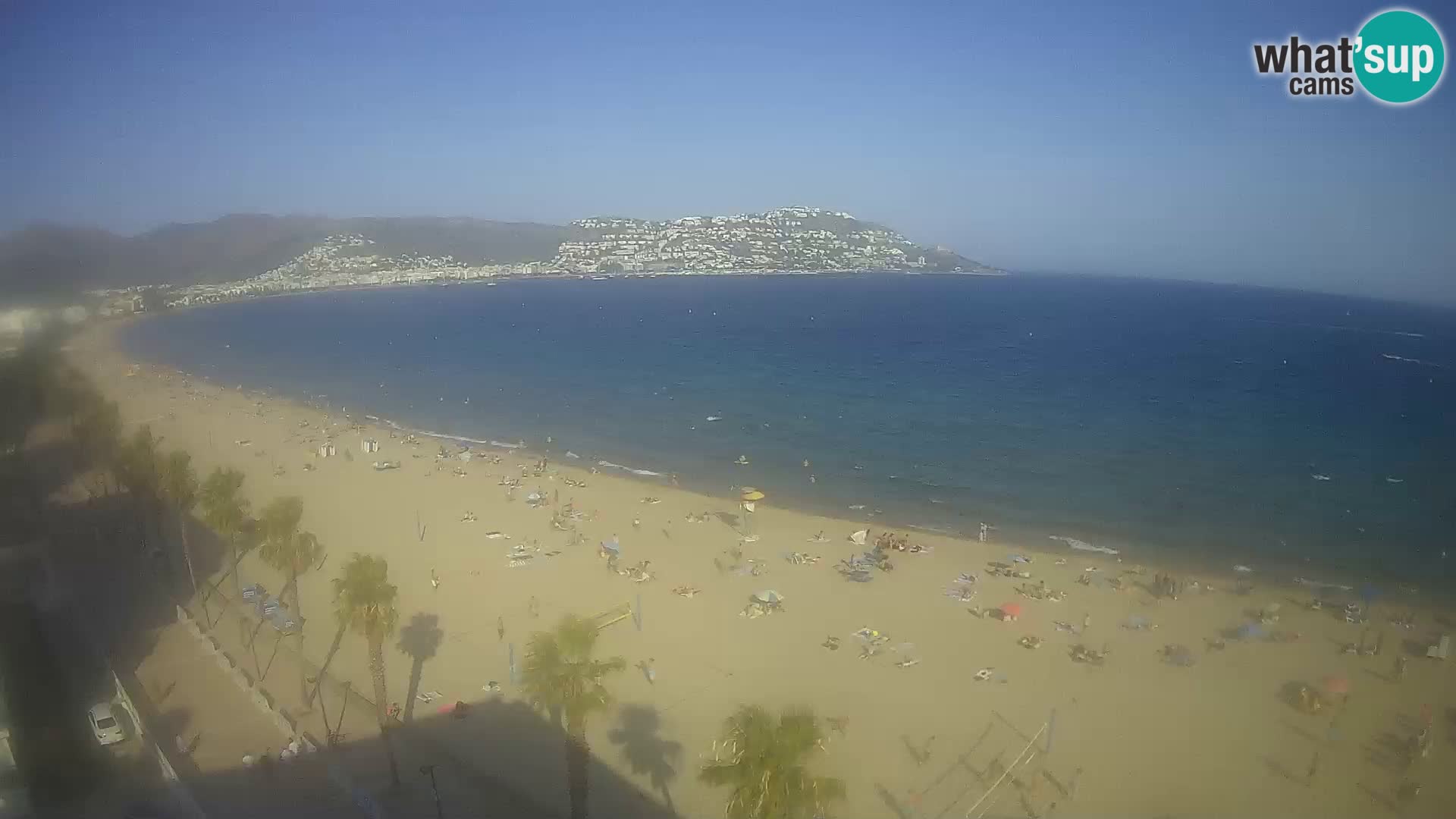 LIVEcam Roses plage Costa Brava – Hotel Montecarlo webcam Espagne