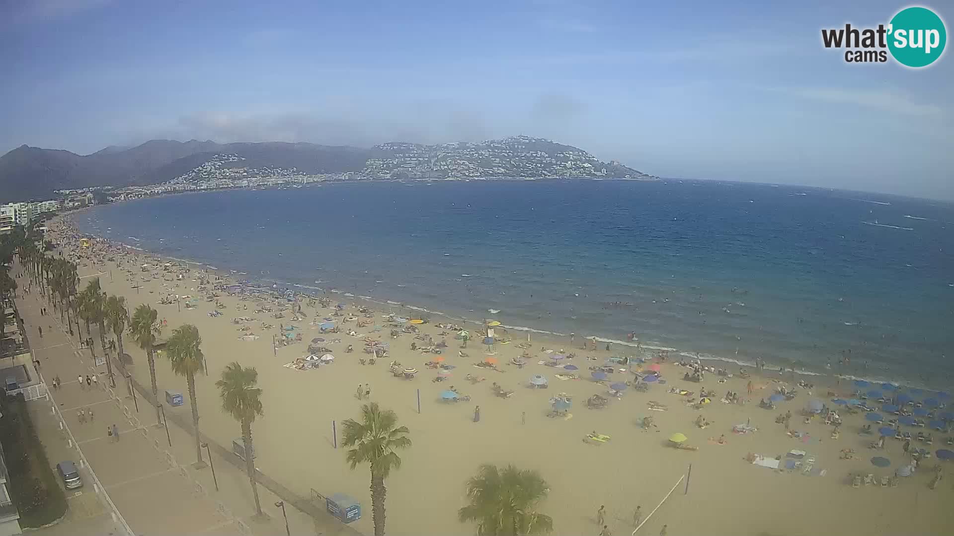 Roses camera en vivo playa Costa Brava- Hotel MonteCarlo