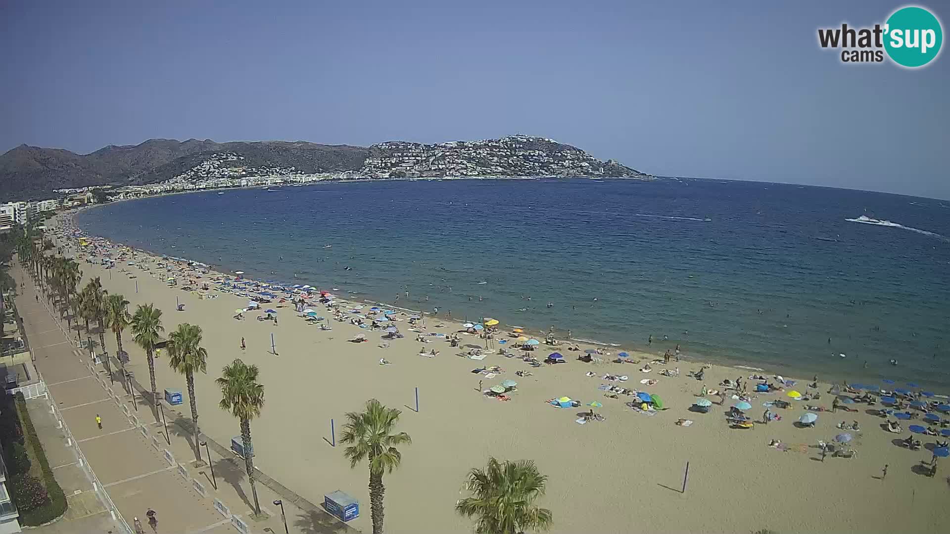 Roses camera en vivo playa Costa Brava- Hotel MonteCarlo