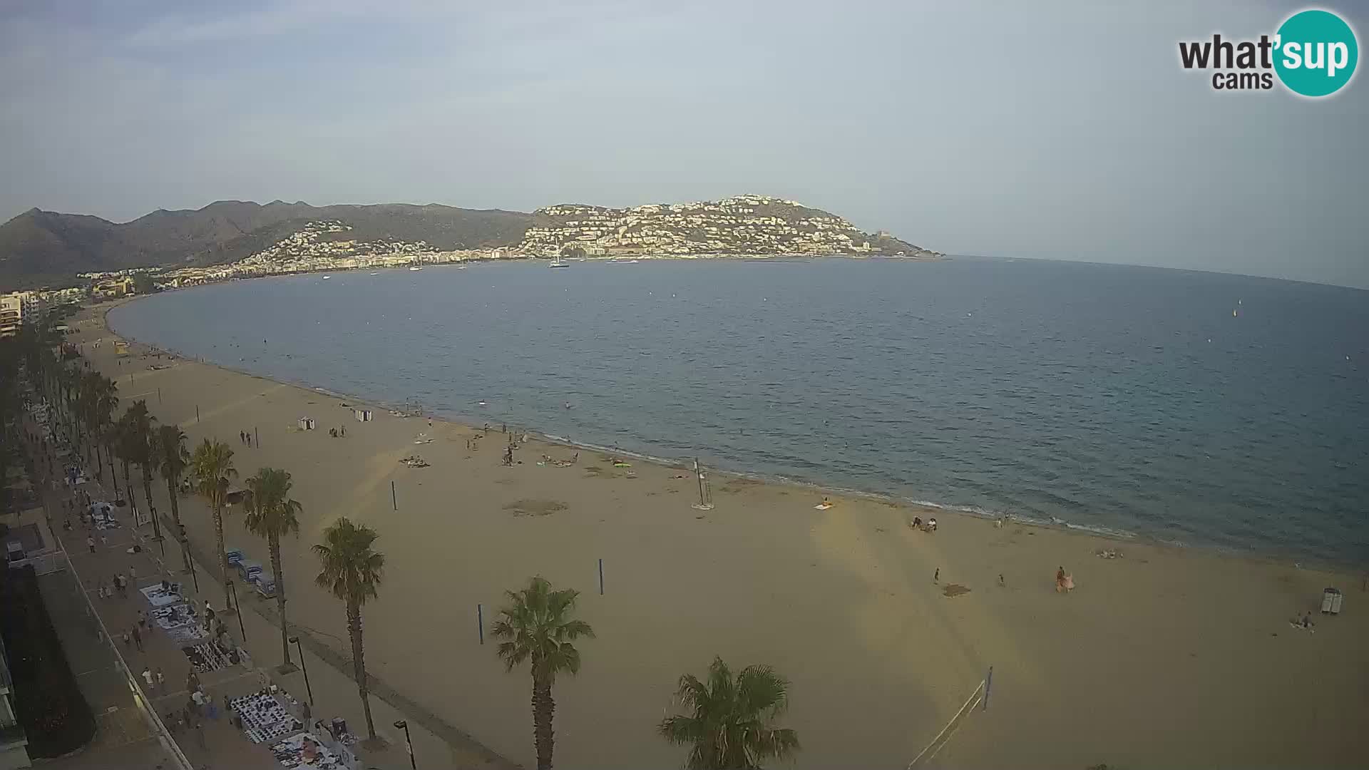 Webcam Costa Brava Roses Strand – Montecarlo Hotel livecam Spanien