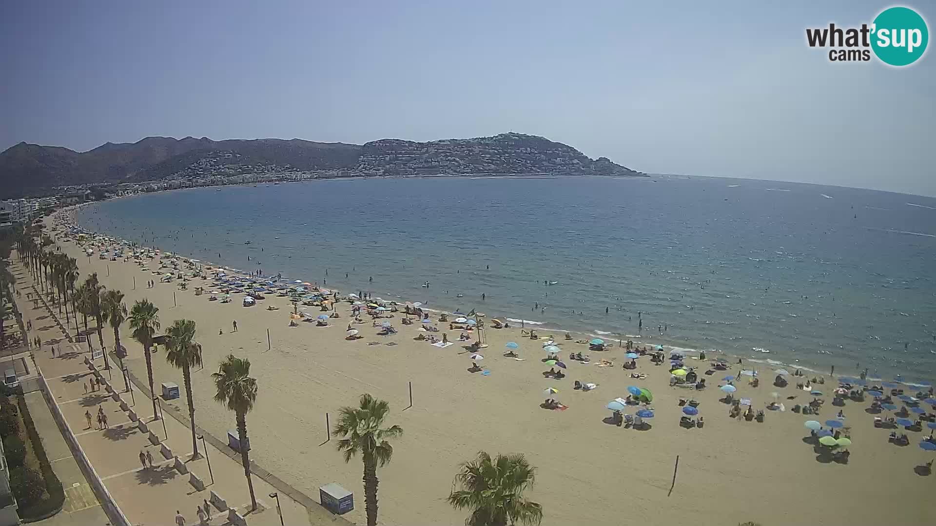 Roses camera en vivo playa Costa Brava- Hotel MonteCarlo
