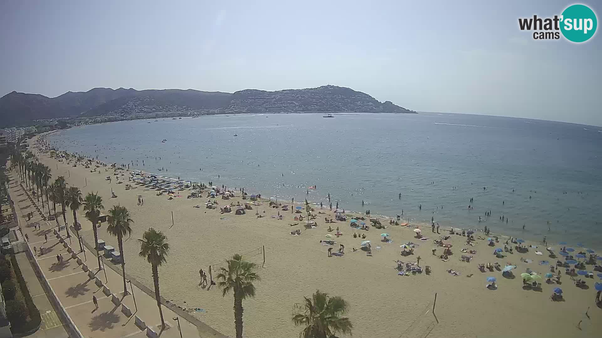 Webcam Costa Brava Roses Strand – Montecarlo Hotel livecam Spanien