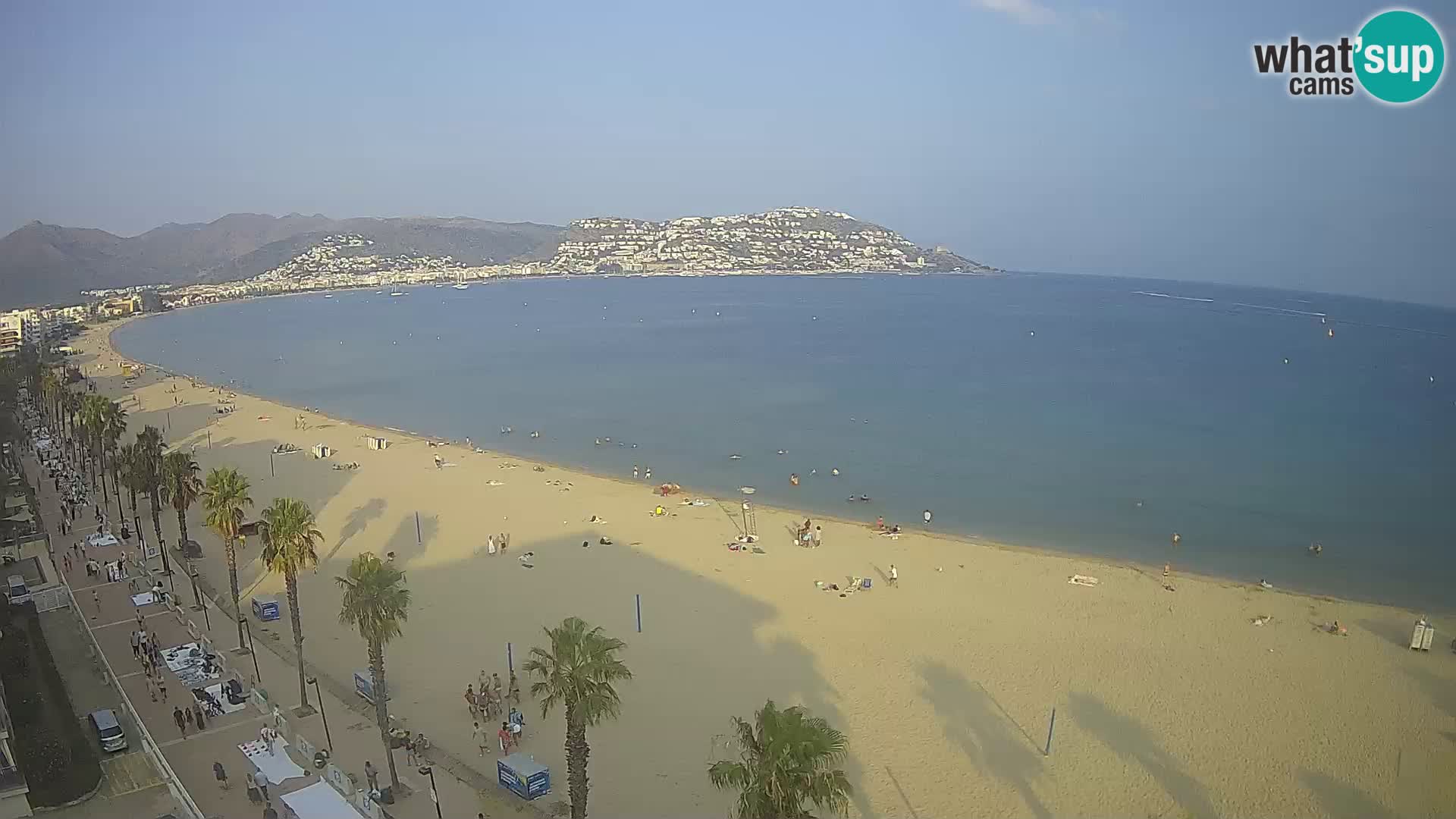 Webcam Costa Brava Roses Strand – Montecarlo Hotel livecam Spanien