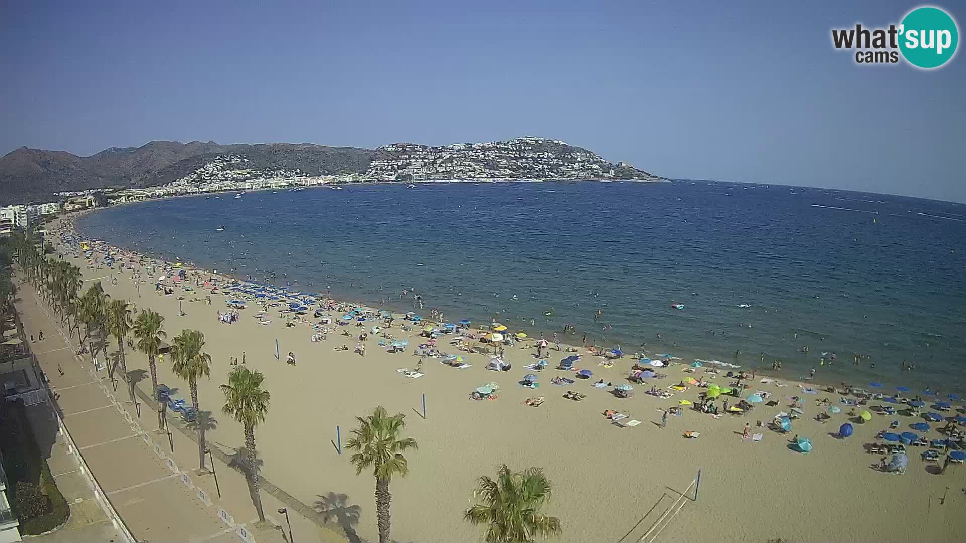 Live cam Roses  – Costa Brava spiaggia – Hotel MonteCarlo
