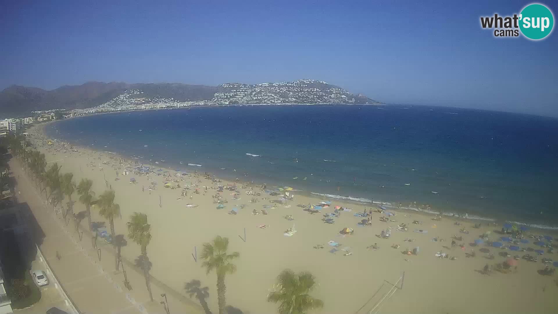 Live cam Roses  – Costa Brava spiaggia – Hotel MonteCarlo