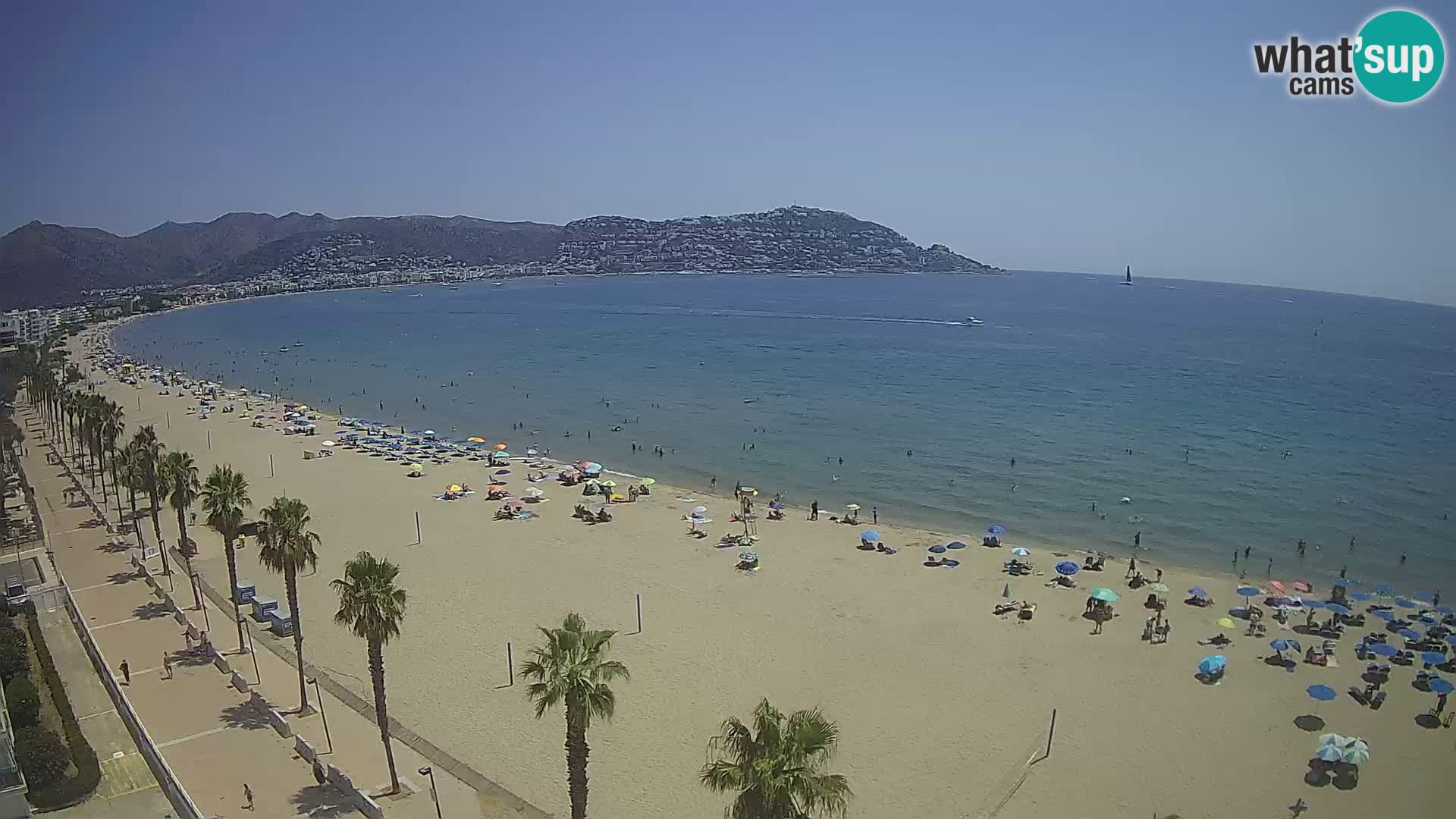 Live cam Roses  – Costa Brava spiaggia – Hotel MonteCarlo