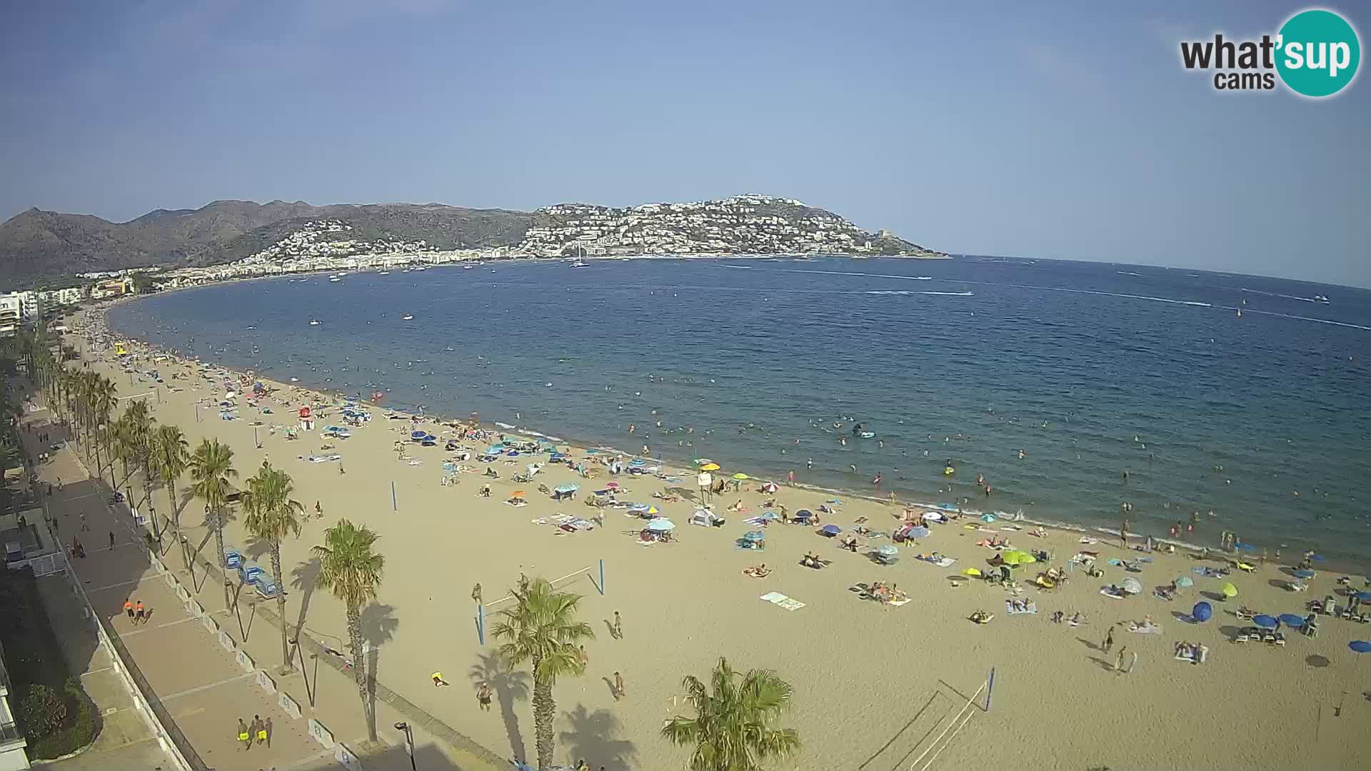 Live cam Roses  – Costa Brava spiaggia – Hotel MonteCarlo