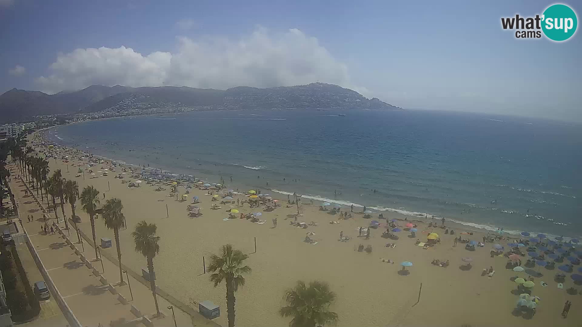 LIVEcam Roses plage Costa Brava – Hotel Montecarlo webcam Espagne