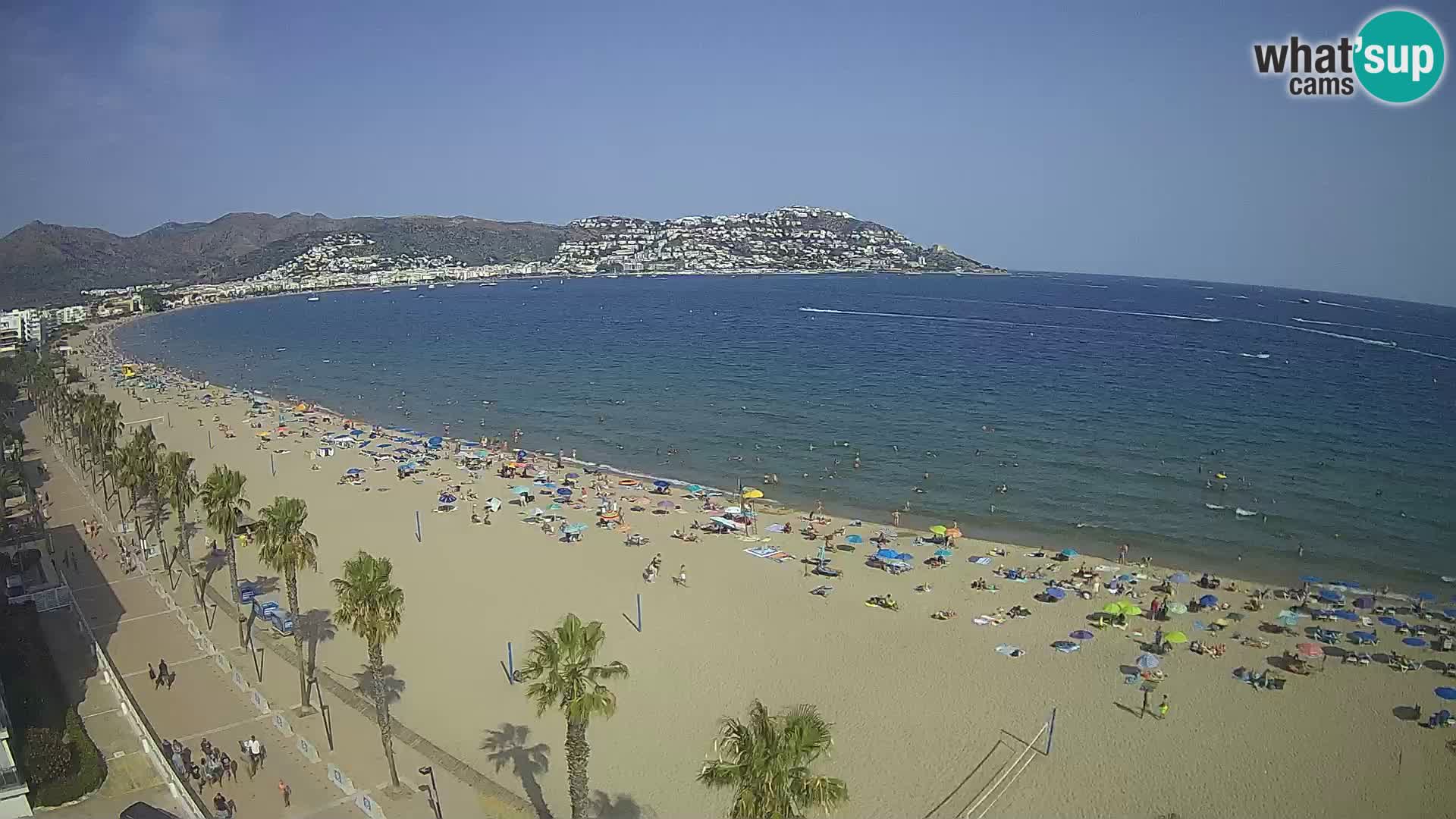 Live cam Roses  – Costa Brava spiaggia – Hotel MonteCarlo