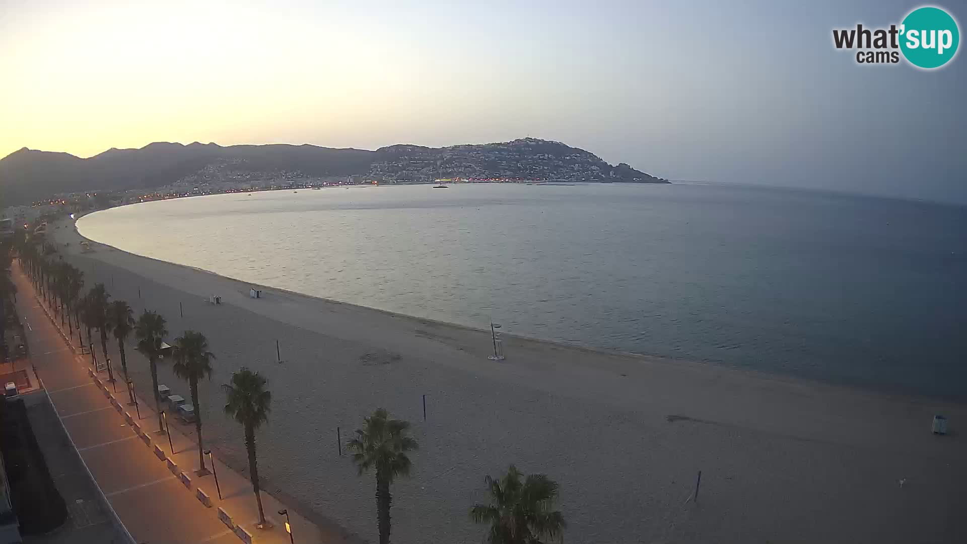 LIVEcam Roses plage Costa Brava – Hotel Montecarlo webcam Espagne