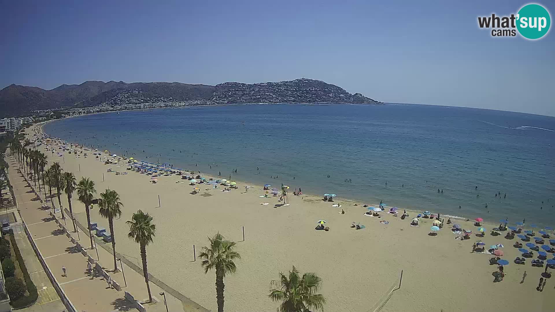 Webcam Costa Brava Roses Strand – Montecarlo Hotel livecam Spanien