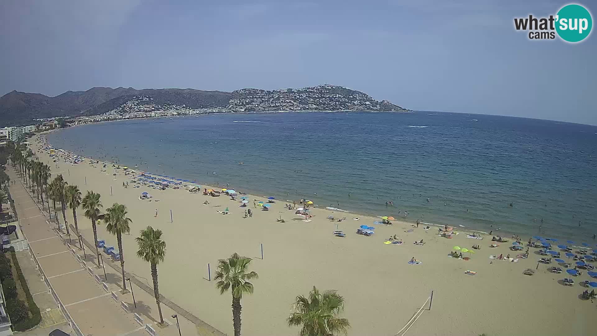 Roses camera en vivo playa Costa Brava- Hotel MonteCarlo