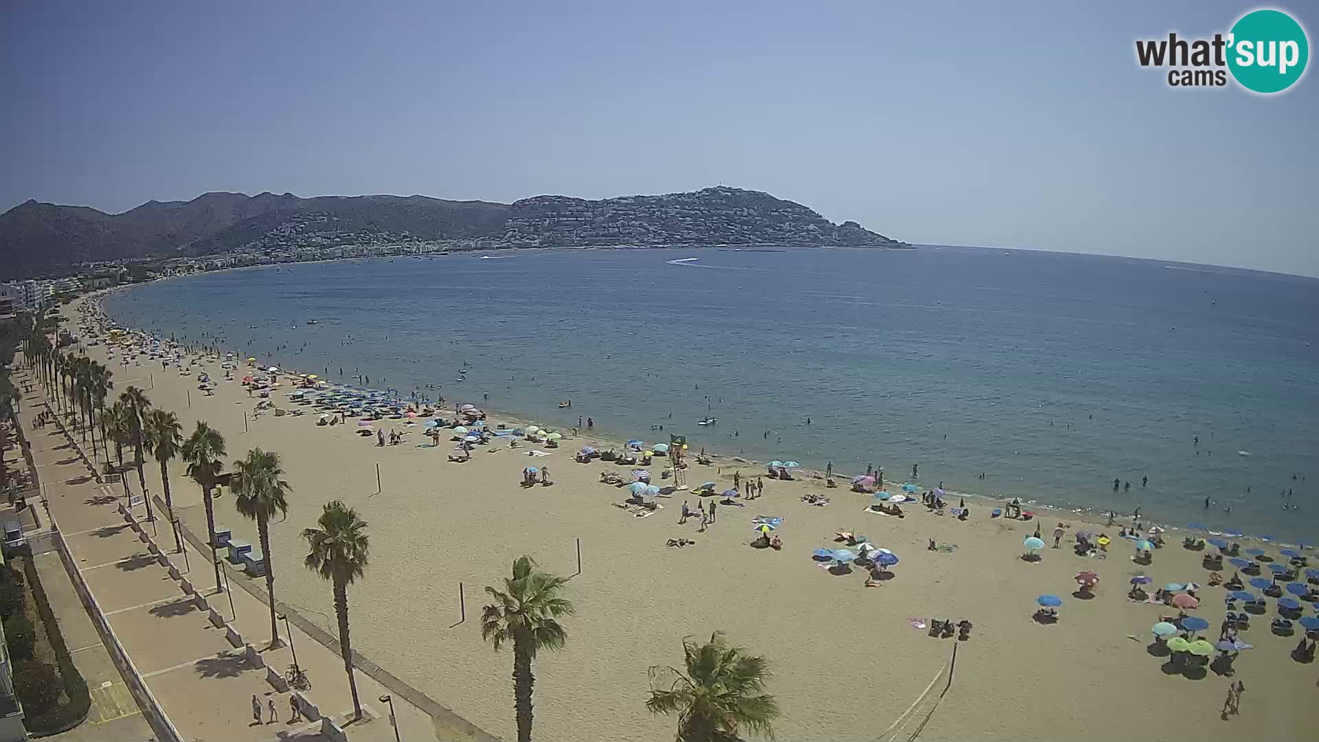 Webcam Costa Brava Roses Strand – Montecarlo Hotel livecam Spanien