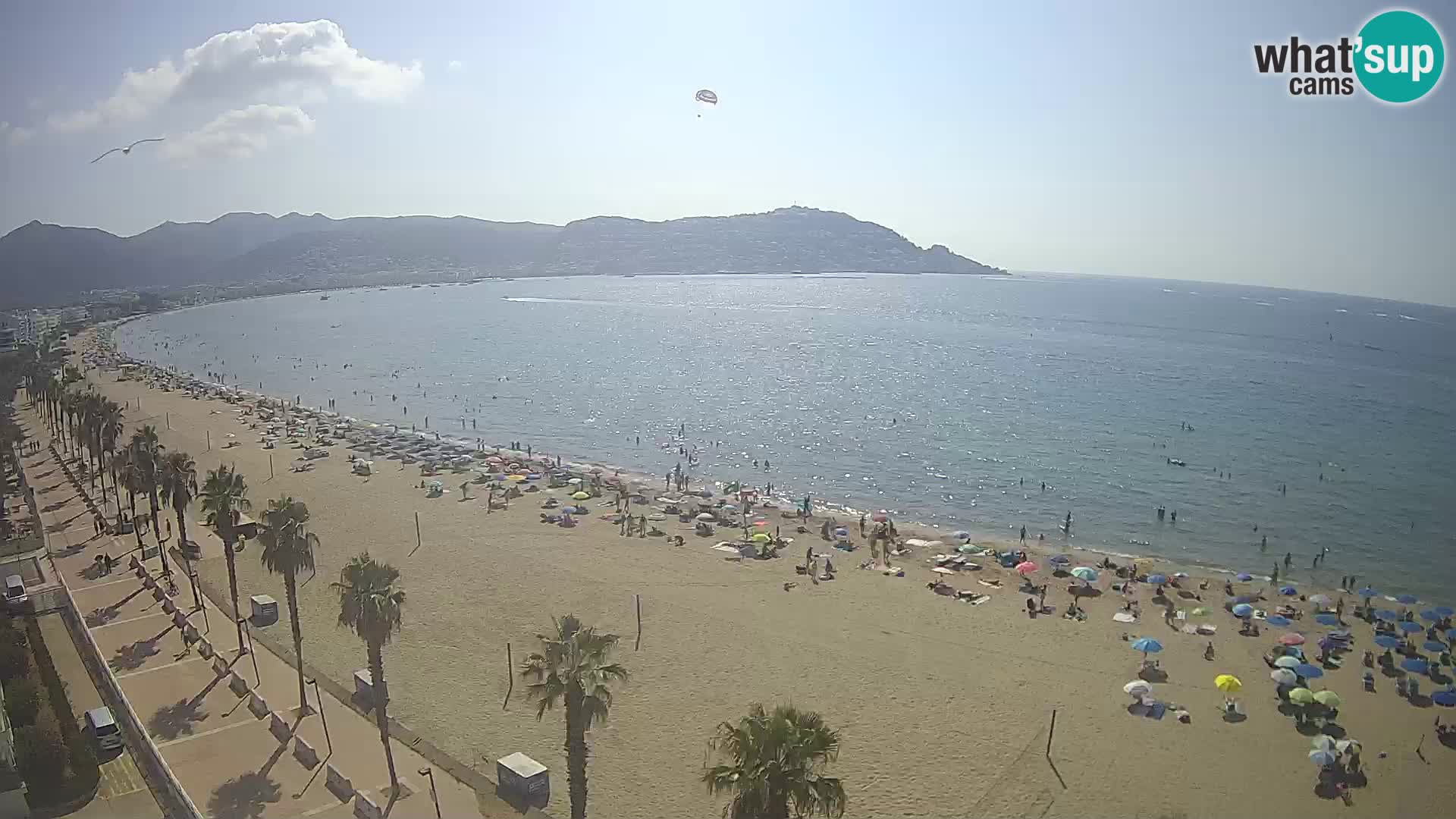 Webcam Costa Brava Roses Strand – Montecarlo Hotel livecam Spanien