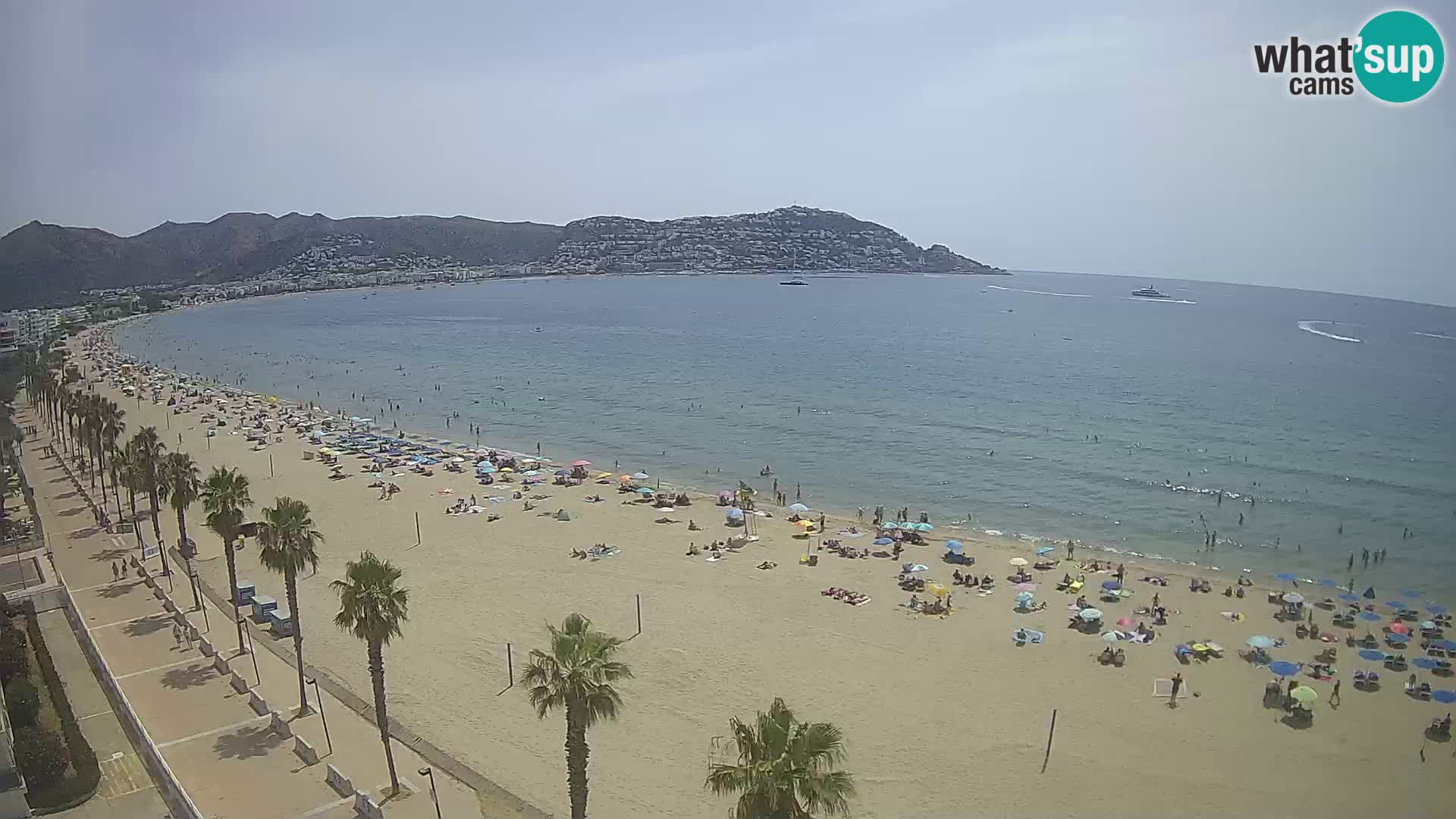 Webcam Costa Brava Roses Strand – Montecarlo Hotel livecam Spanien