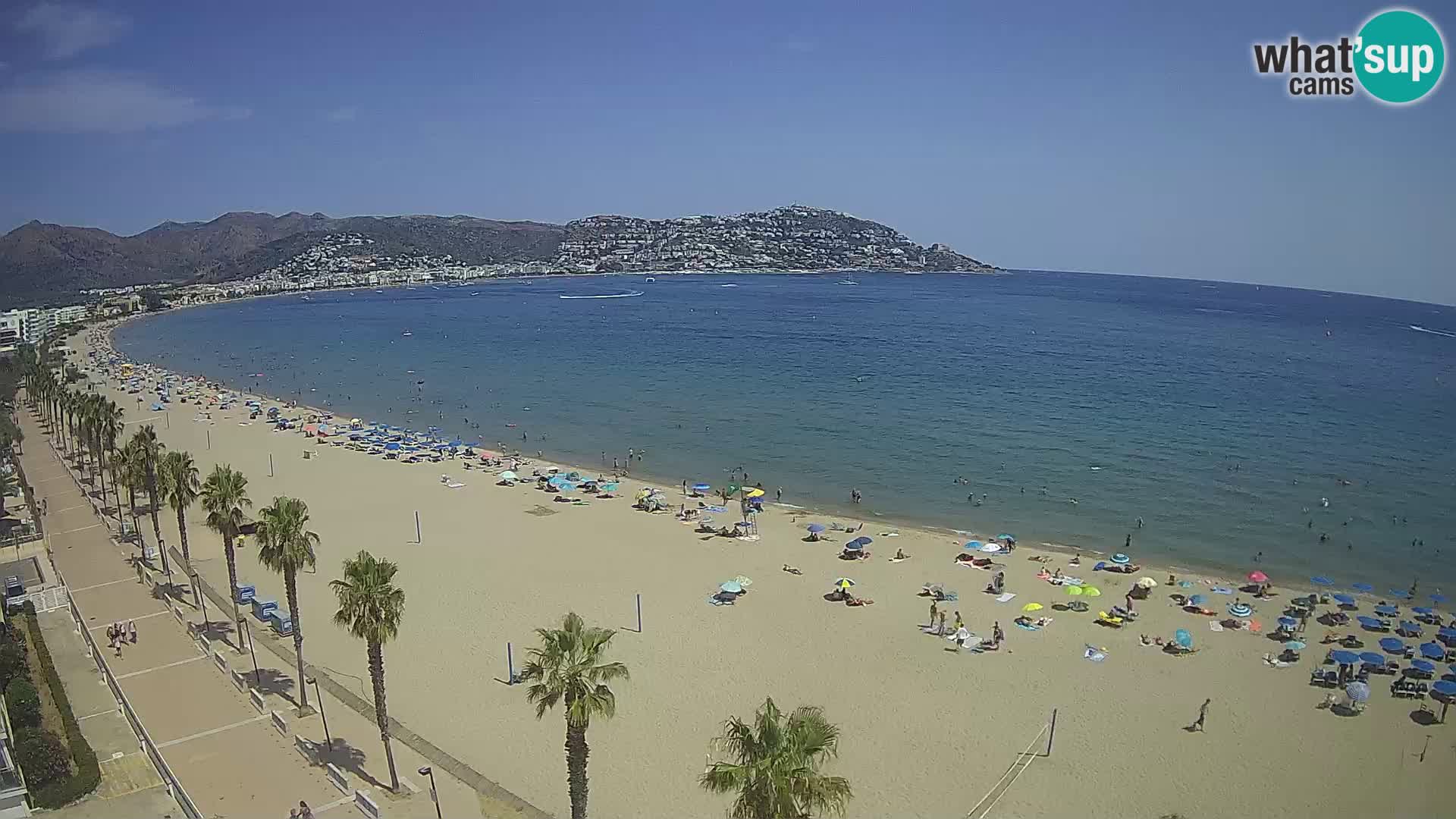 Webcam Costa Brava Roses Strand – Montecarlo Hotel livecam Spanien