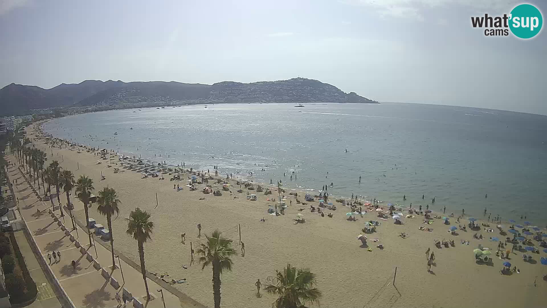 Webcam Costa Brava Roses Strand – Montecarlo Hotel livecam Spanien