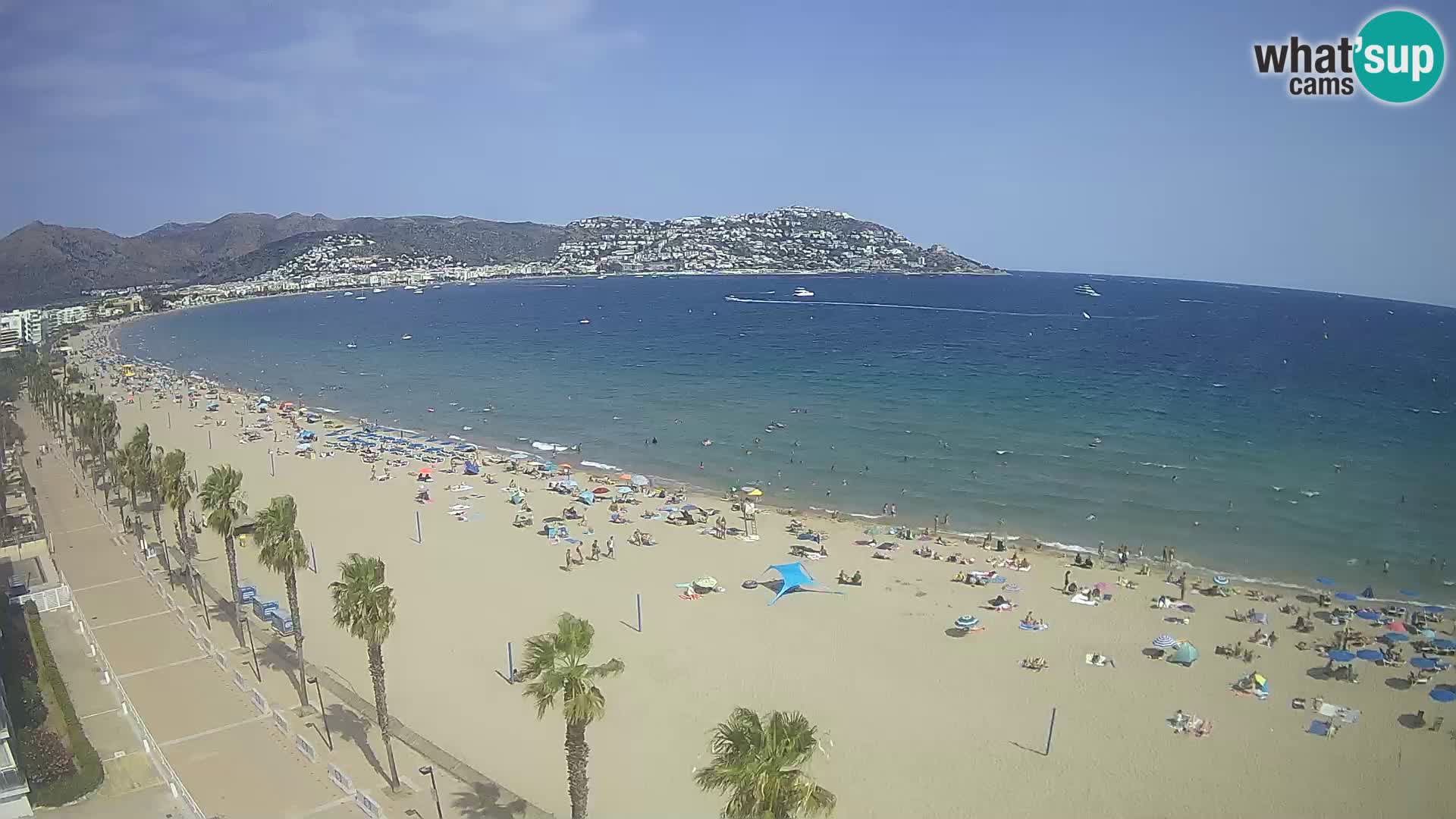 Webcam Costa Brava Roses Strand – Montecarlo Hotel livecam Spanien