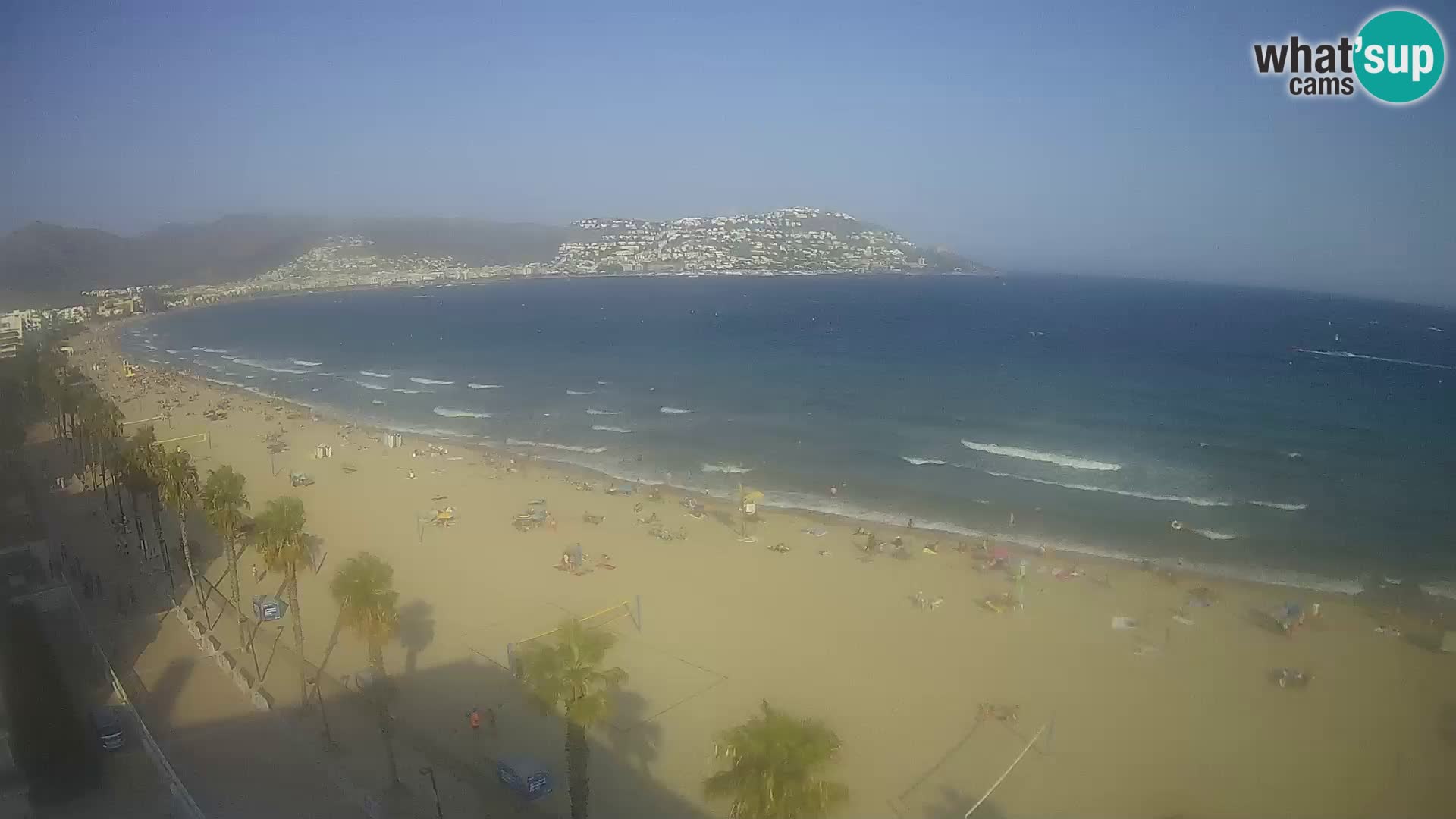 Roses camera en vivo playa Costa Brava- Hotel MonteCarlo