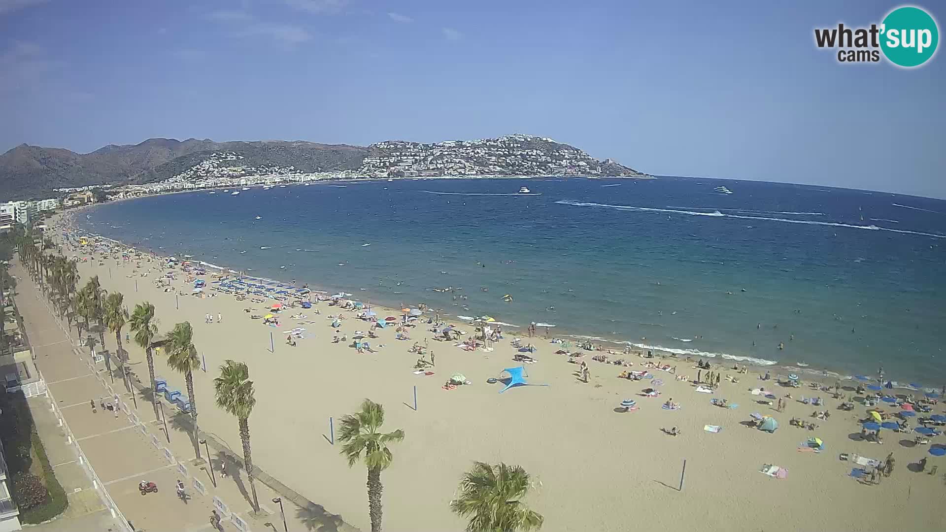 Roses camera en vivo playa Costa Brava- Hotel MonteCarlo