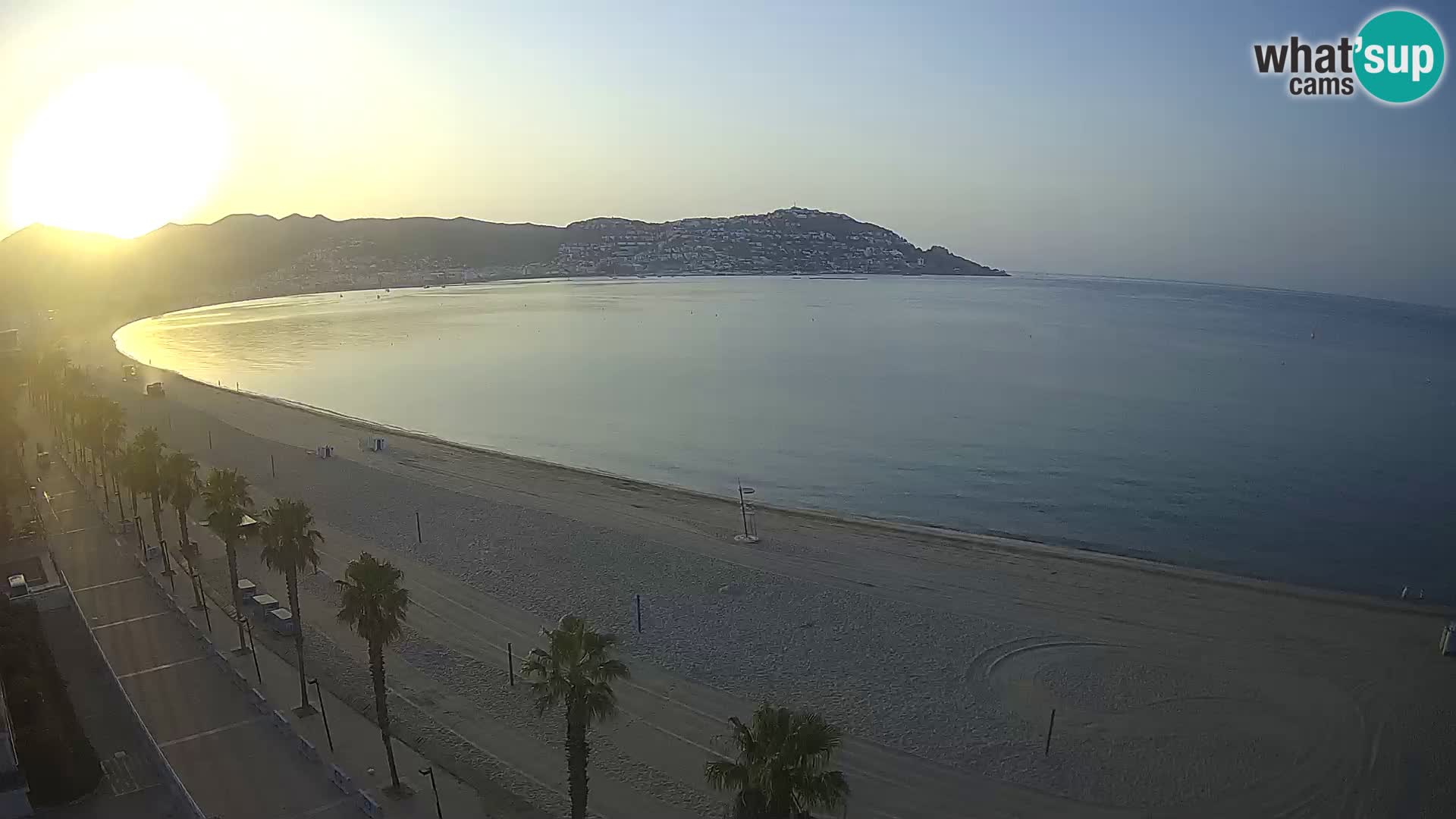 Webcam Costa Brava Roses Strand – Montecarlo Hotel livecam Spanien