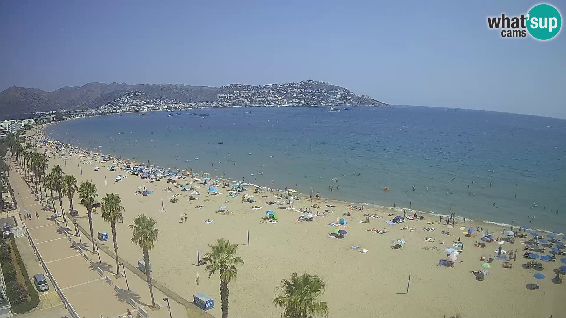 Webcam Costa Brava Roses Strand – Montecarlo Hotel livecam Spanien