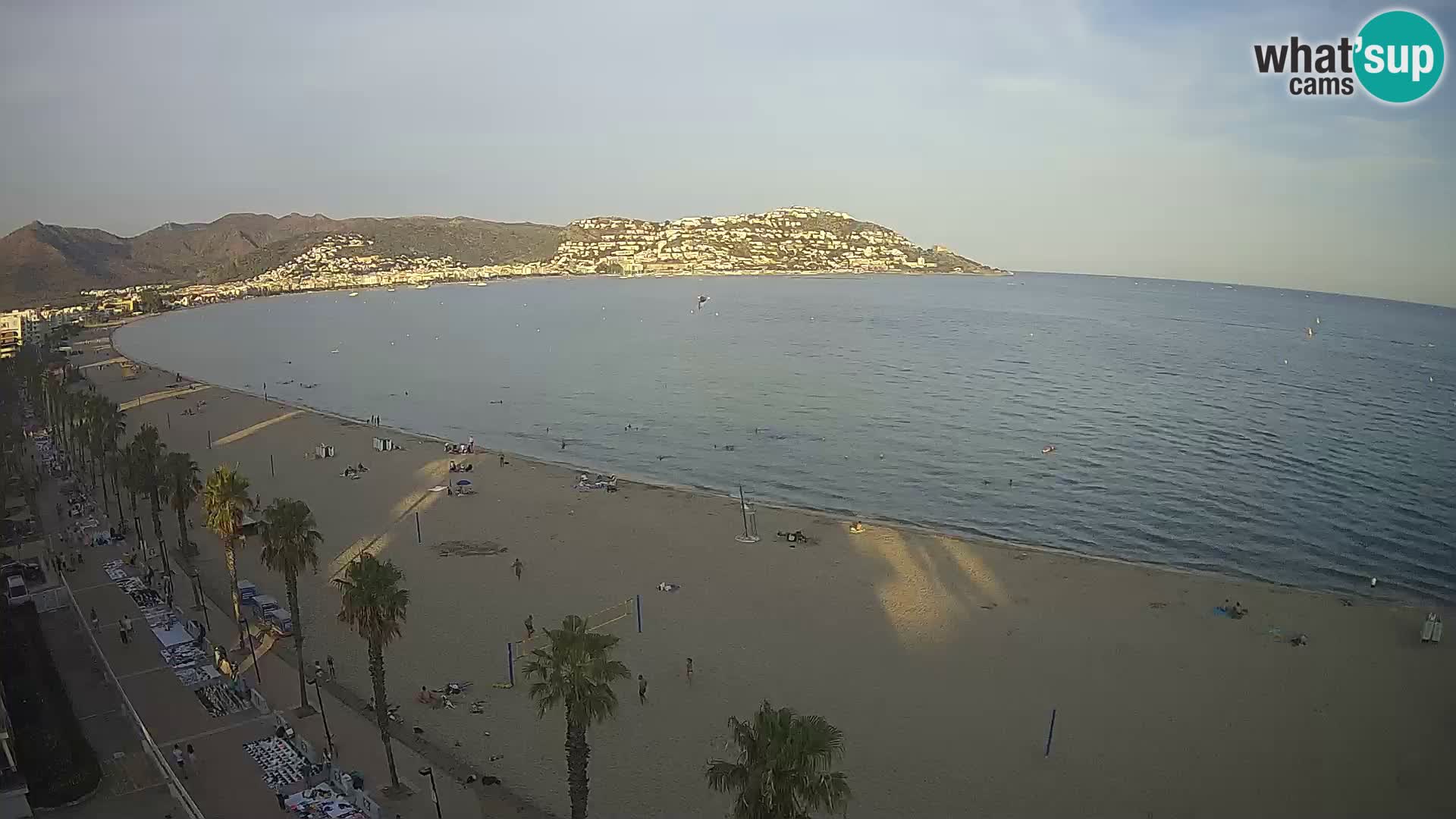 Live cam Roses  – Costa Brava spiaggia – Hotel MonteCarlo