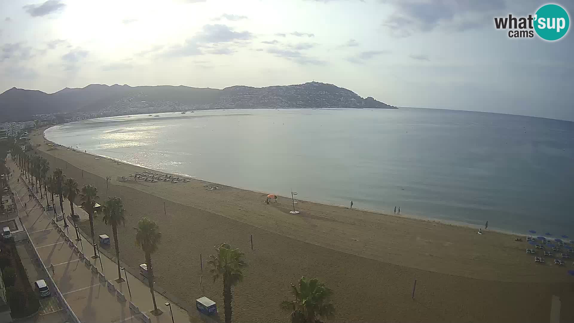 LIVEcam Roses plage Costa Brava – Hotel Montecarlo webcam Espagne