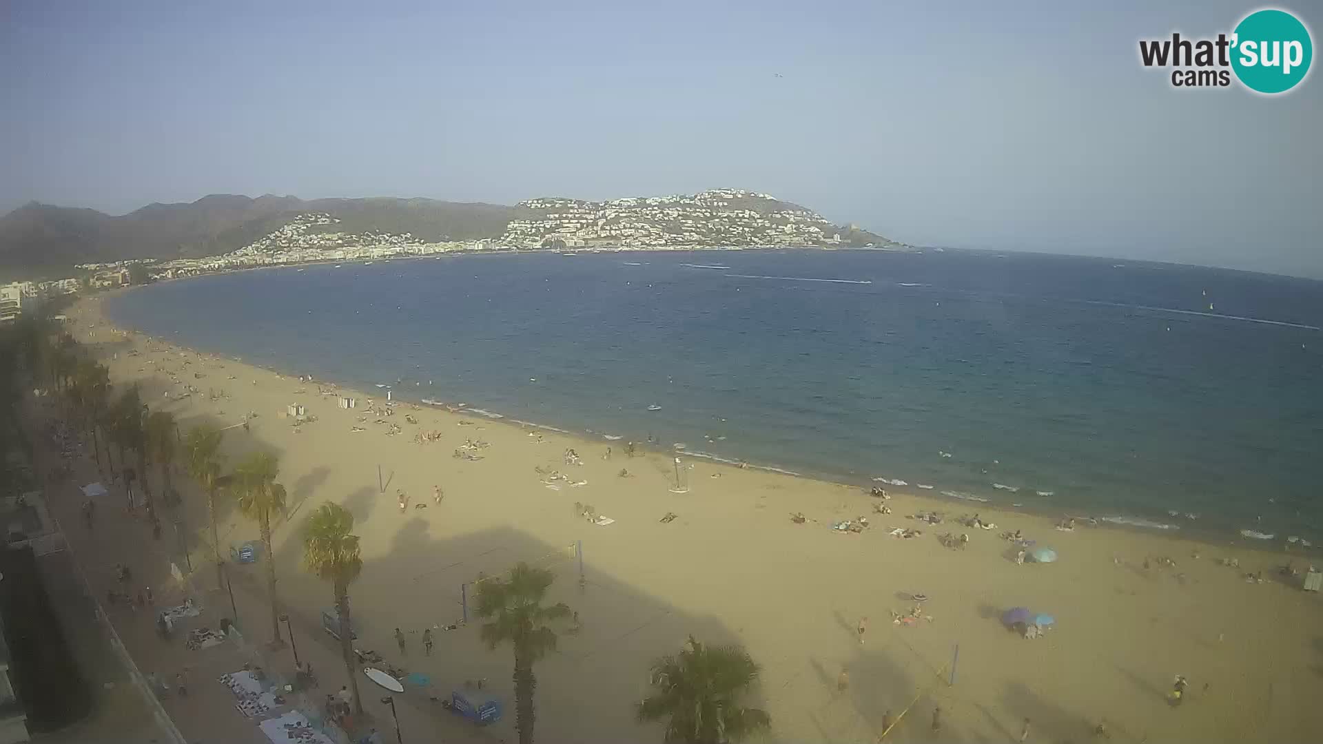 LIVEcam Roses plage Costa Brava – Hotel Montecarlo webcam Espagne