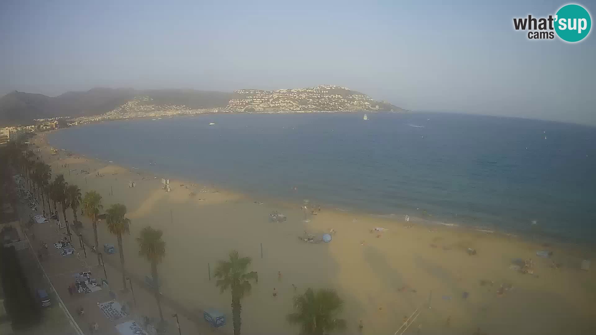 Webcam Costa Brava Roses Strand – Montecarlo Hotel livecam Spanien