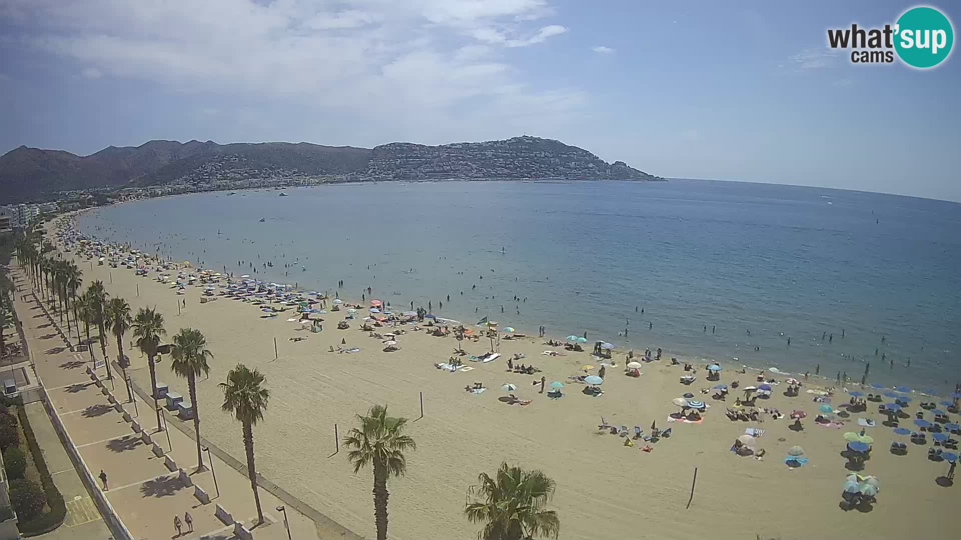 Roses camera en vivo playa Costa Brava- Hotel MonteCarlo