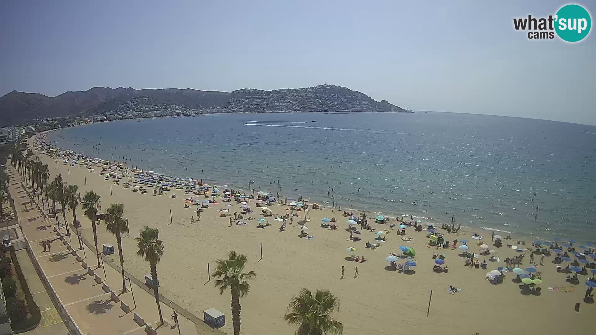 Roses camera en vivo playa Costa Brava- Hotel MonteCarlo