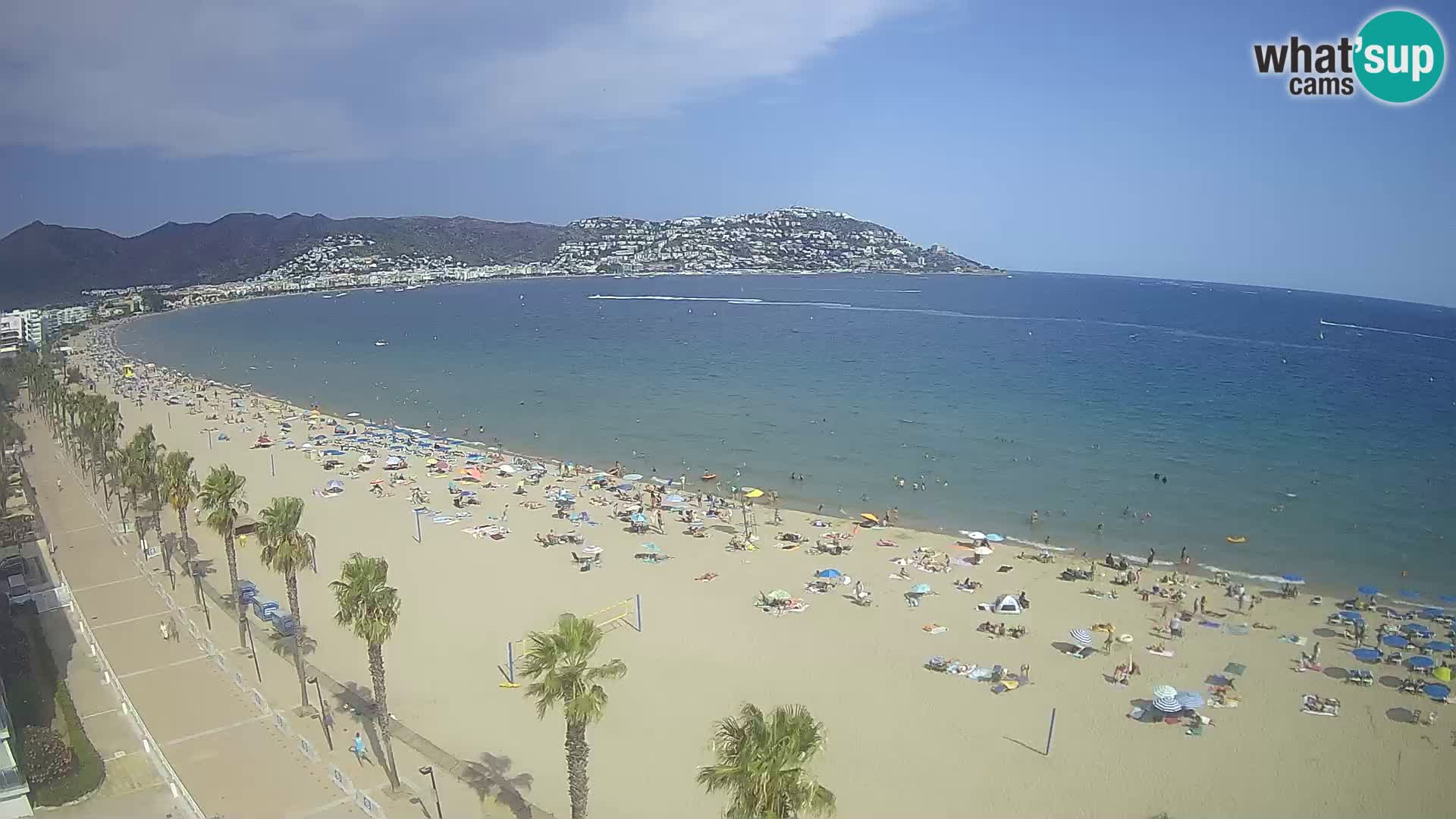 Webcam Costa Brava Roses Strand – Montecarlo Hotel livecam Spanien