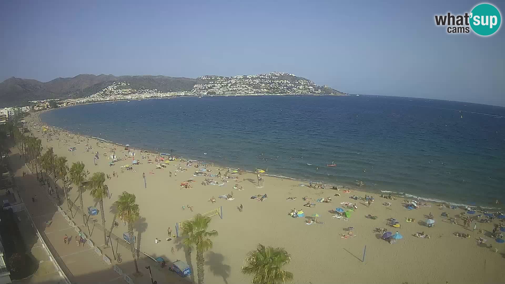 Webcam Costa Brava Roses Strand – Montecarlo Hotel livecam Spanien