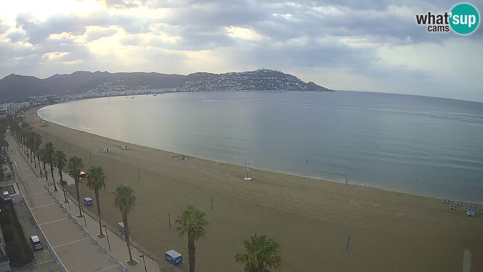 Webcam Costa Brava Roses Strand – Montecarlo Hotel livecam Spanien