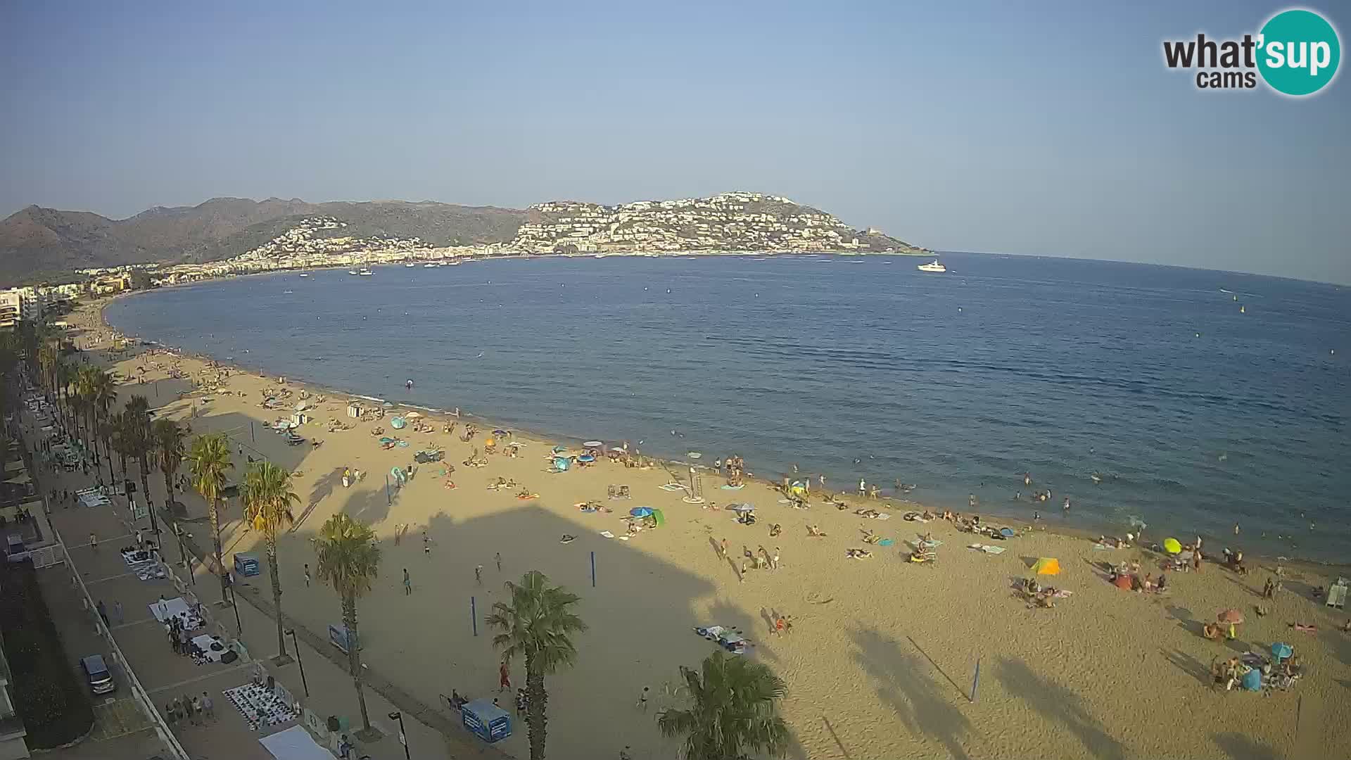 Webcam Costa Brava Roses Strand – Montecarlo Hotel livecam Spanien
