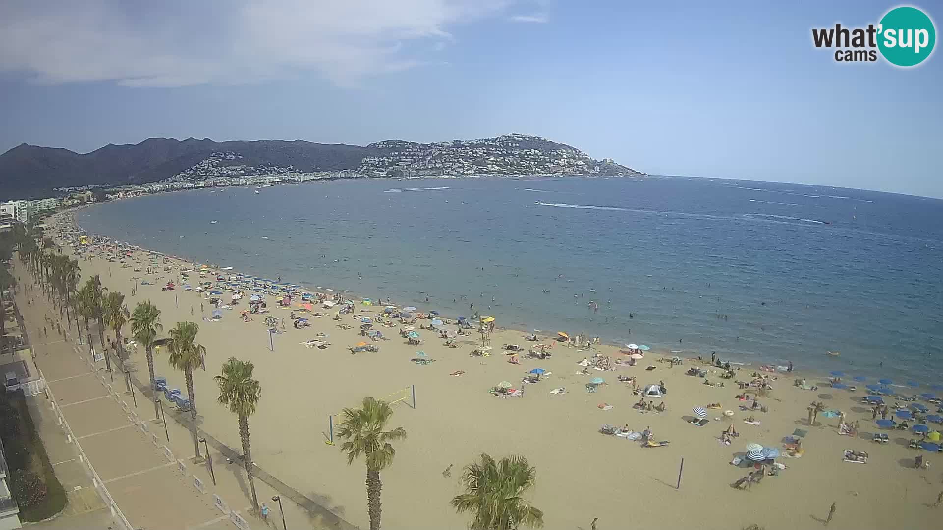 Live cam Roses – Costa Brava spiaggia – Hotel MonteCarlo