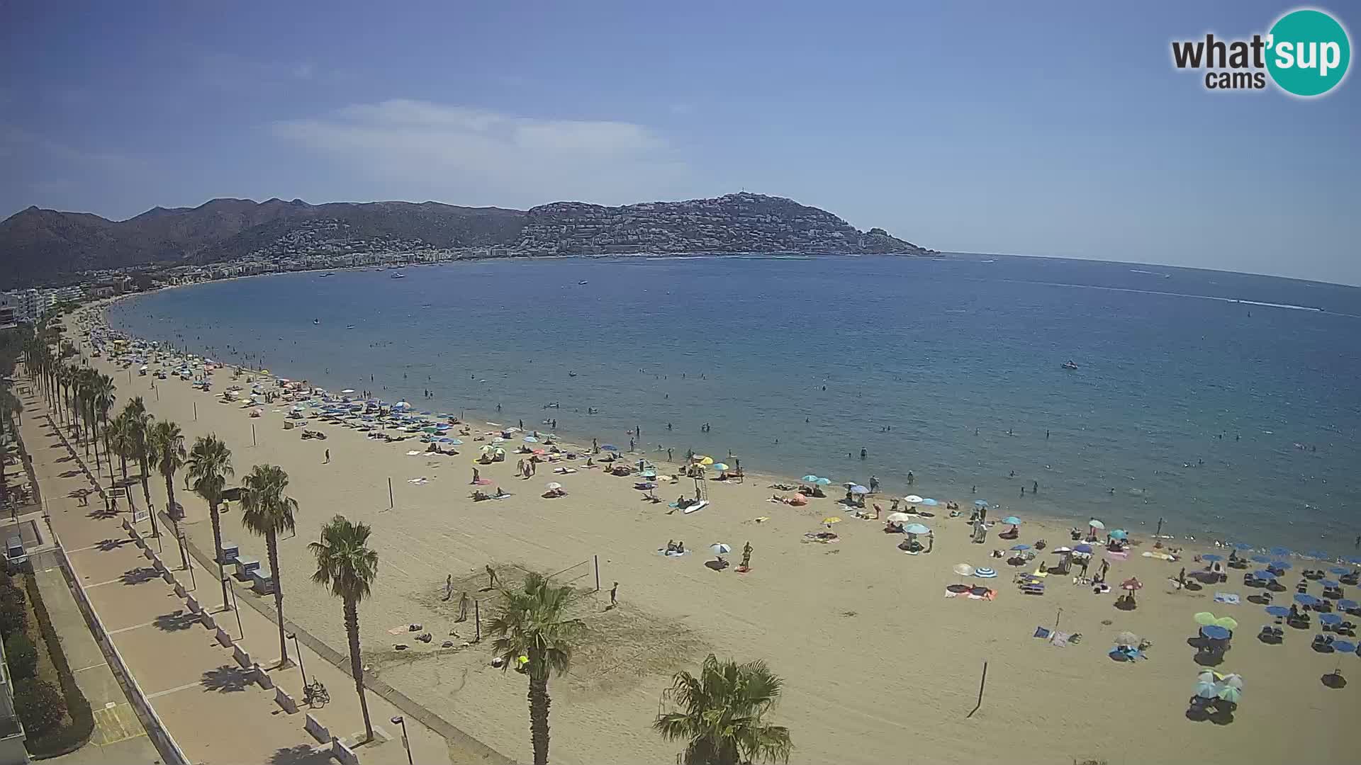 Webcam Costa Brava Roses Strand – Montecarlo Hotel livecam Spanien
