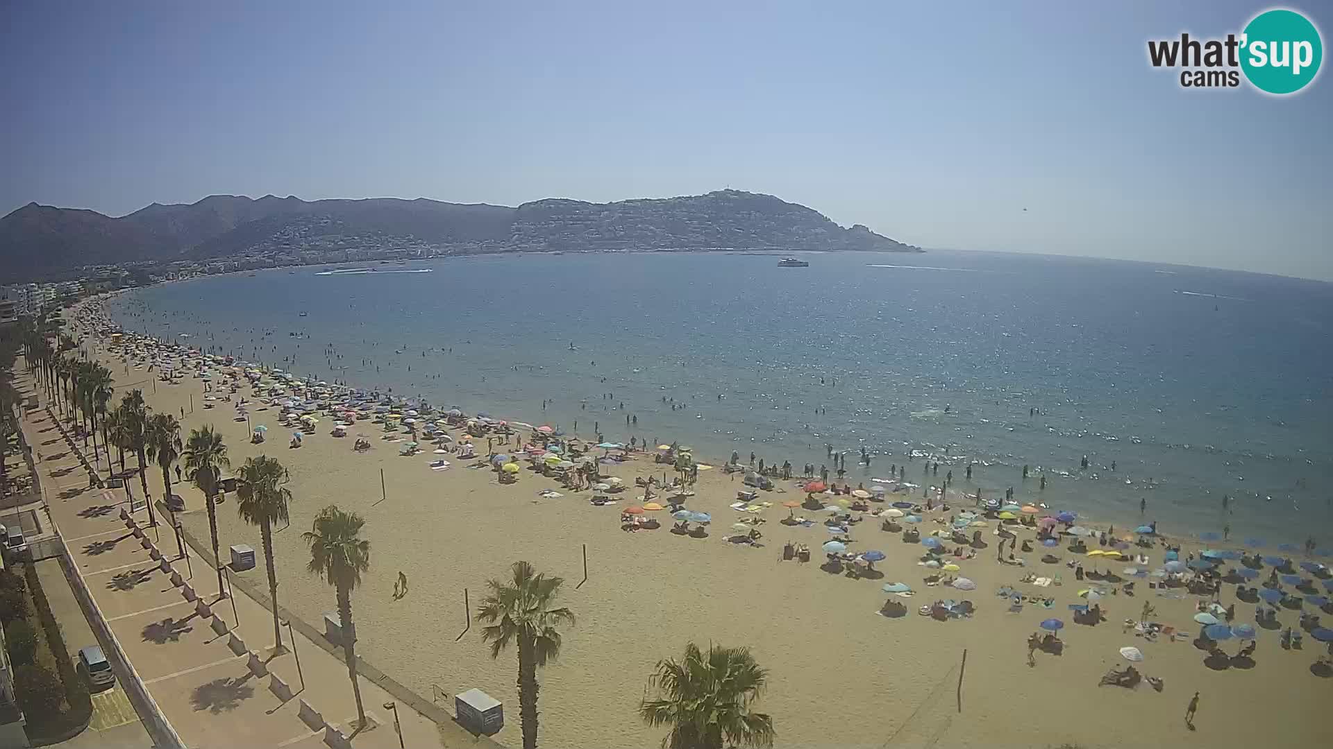Webcam Costa Brava Roses Strand – Montecarlo Hotel livecam Spanien