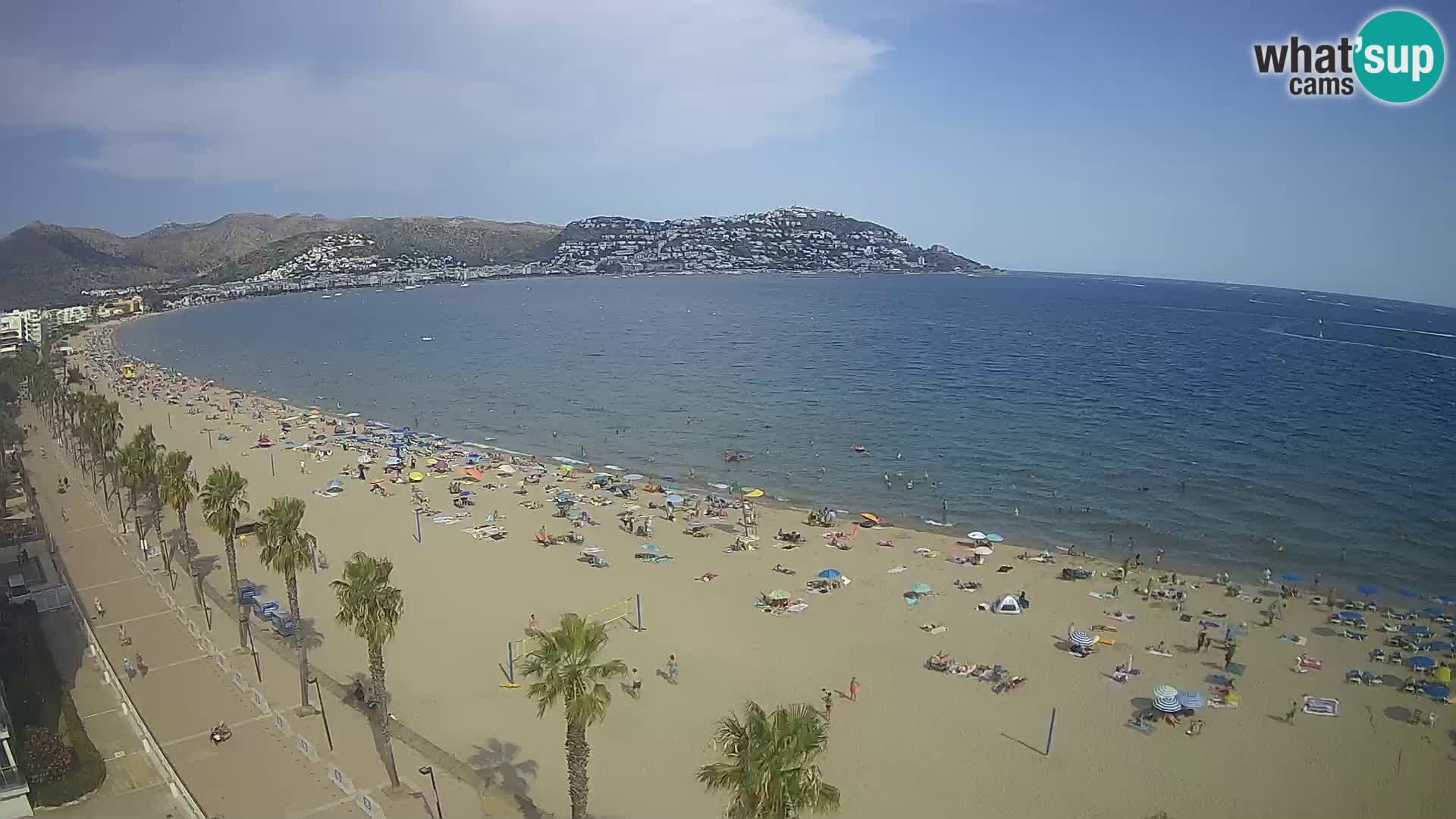 Webcam Costa Brava Roses Strand – Montecarlo Hotel livecam Spanien