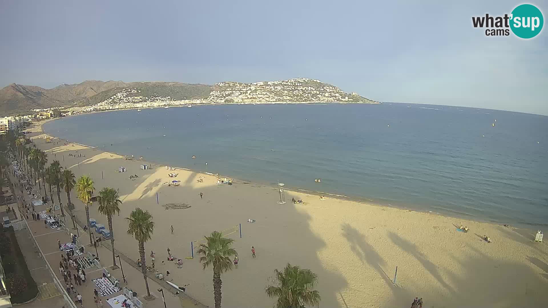 Webcam Costa Brava Roses Strand – Montecarlo Hotel livecam Spanien